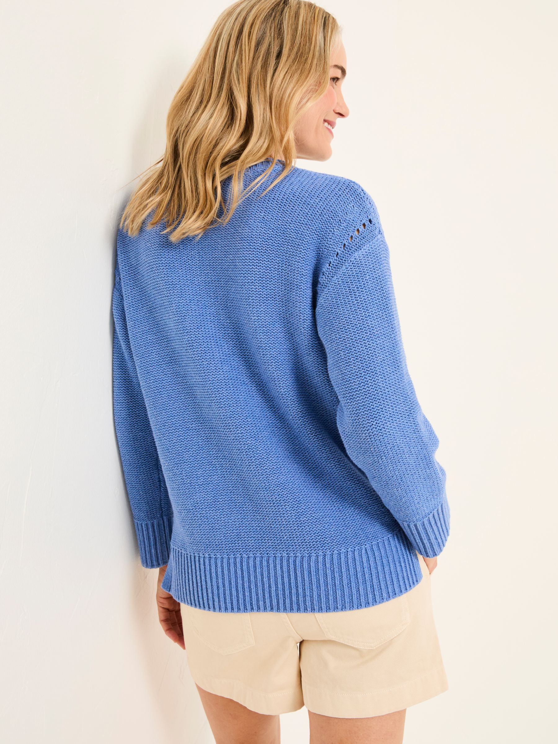 Blue MCS Seahorse Knitted Jumper - Image 2 of 5