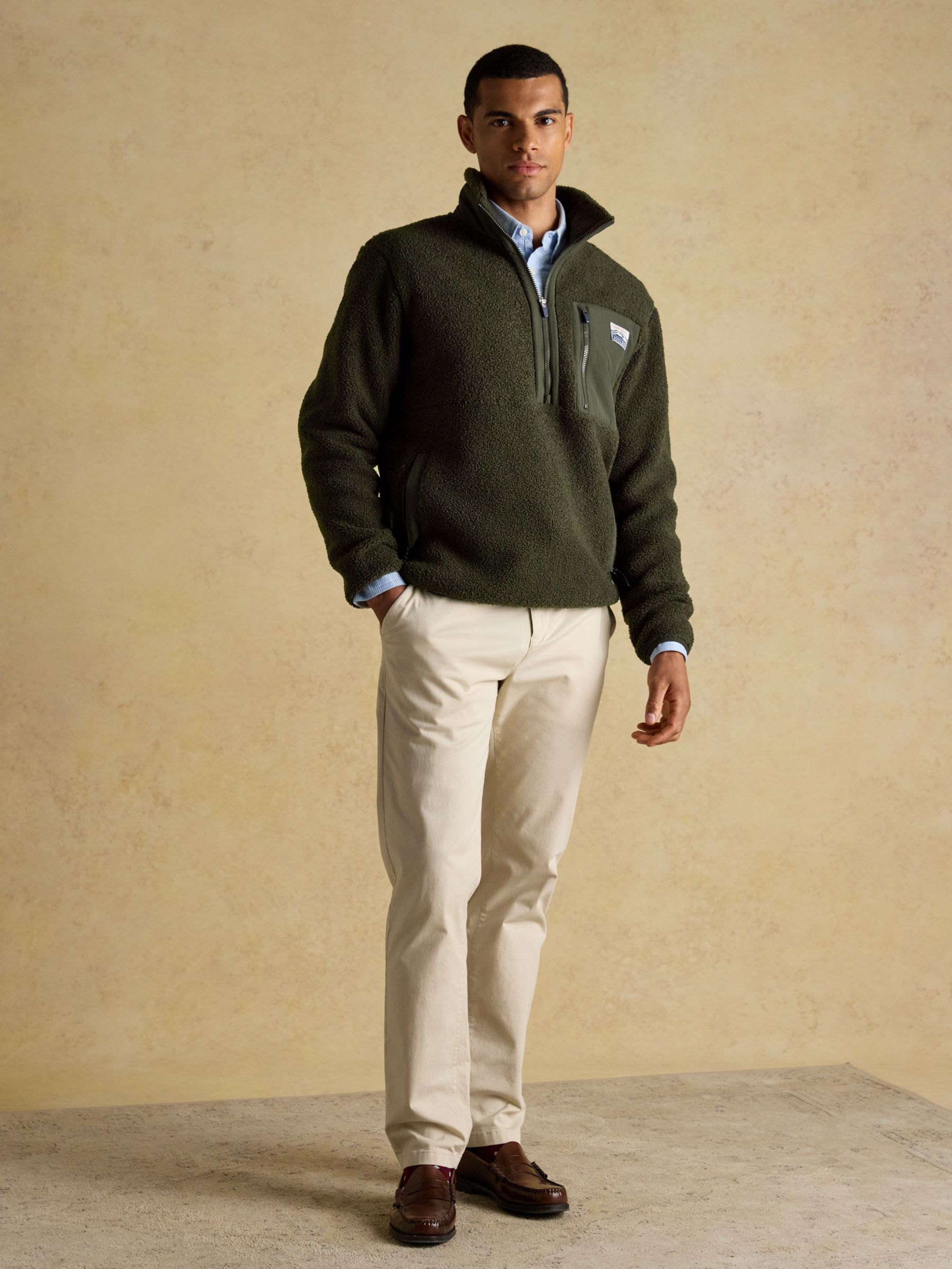 Ashford Green Borg Quarter Zip Fleece - Image 3 of 8