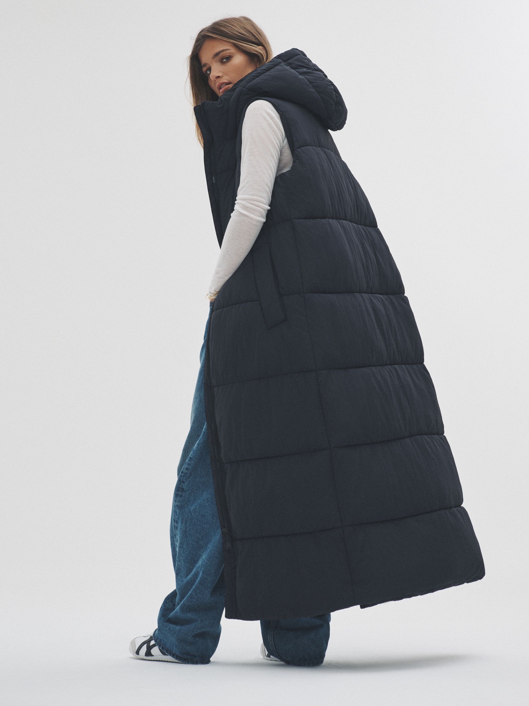 Maxi Padded Gilet Coat - Image 3 of 9
