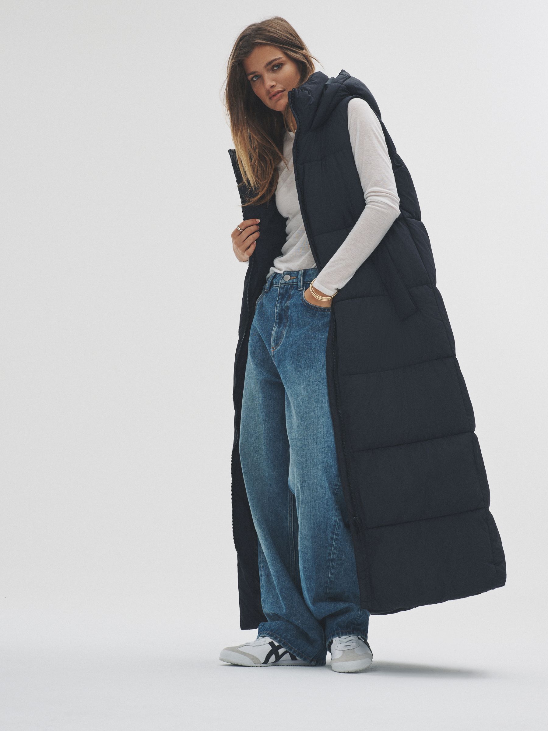 Maxi Padded Gilet Coat - Image 6 of 9
