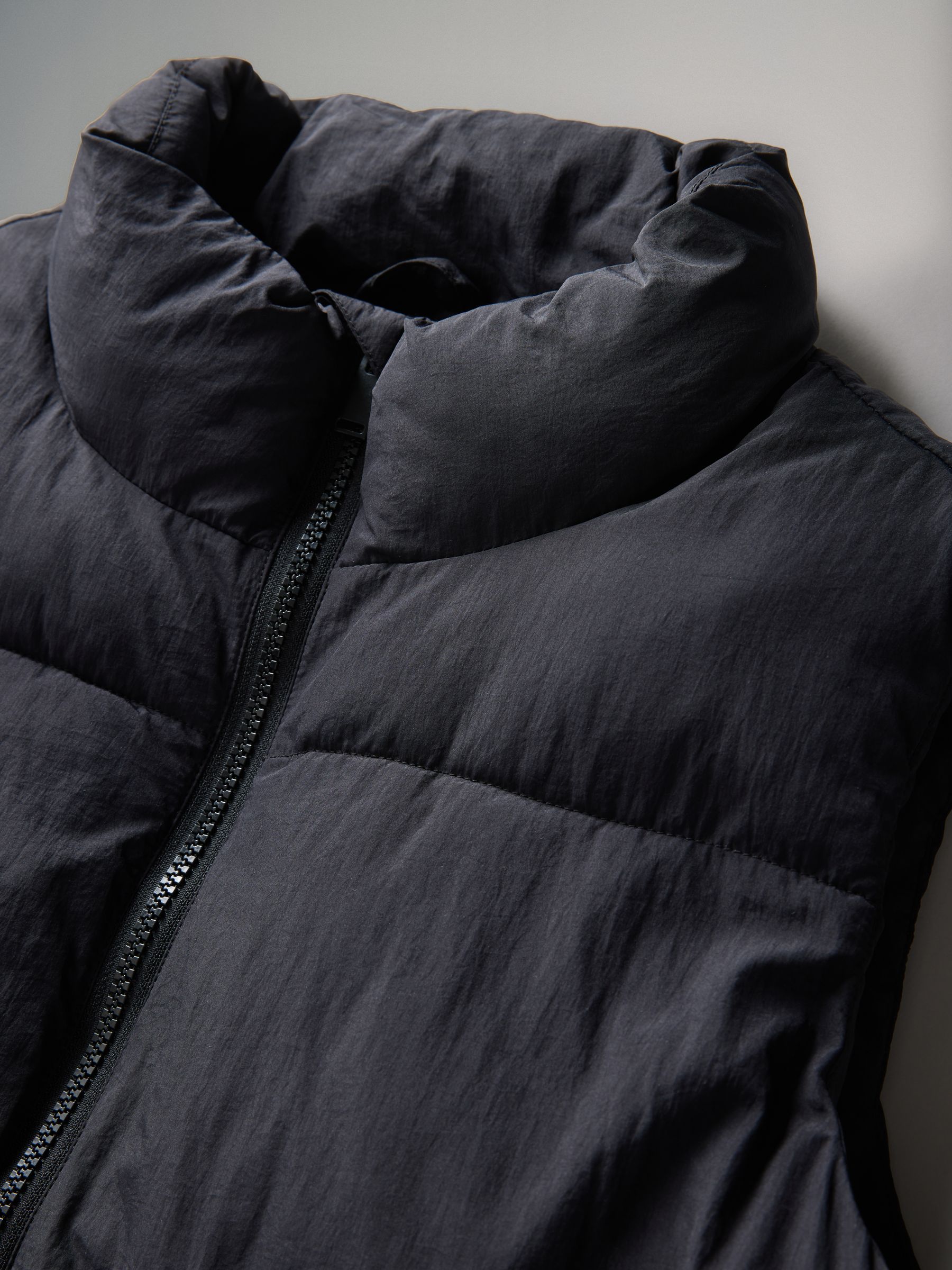 Black/Oyster Grey 2 Pack Padded Gilets - Image 6 of 6