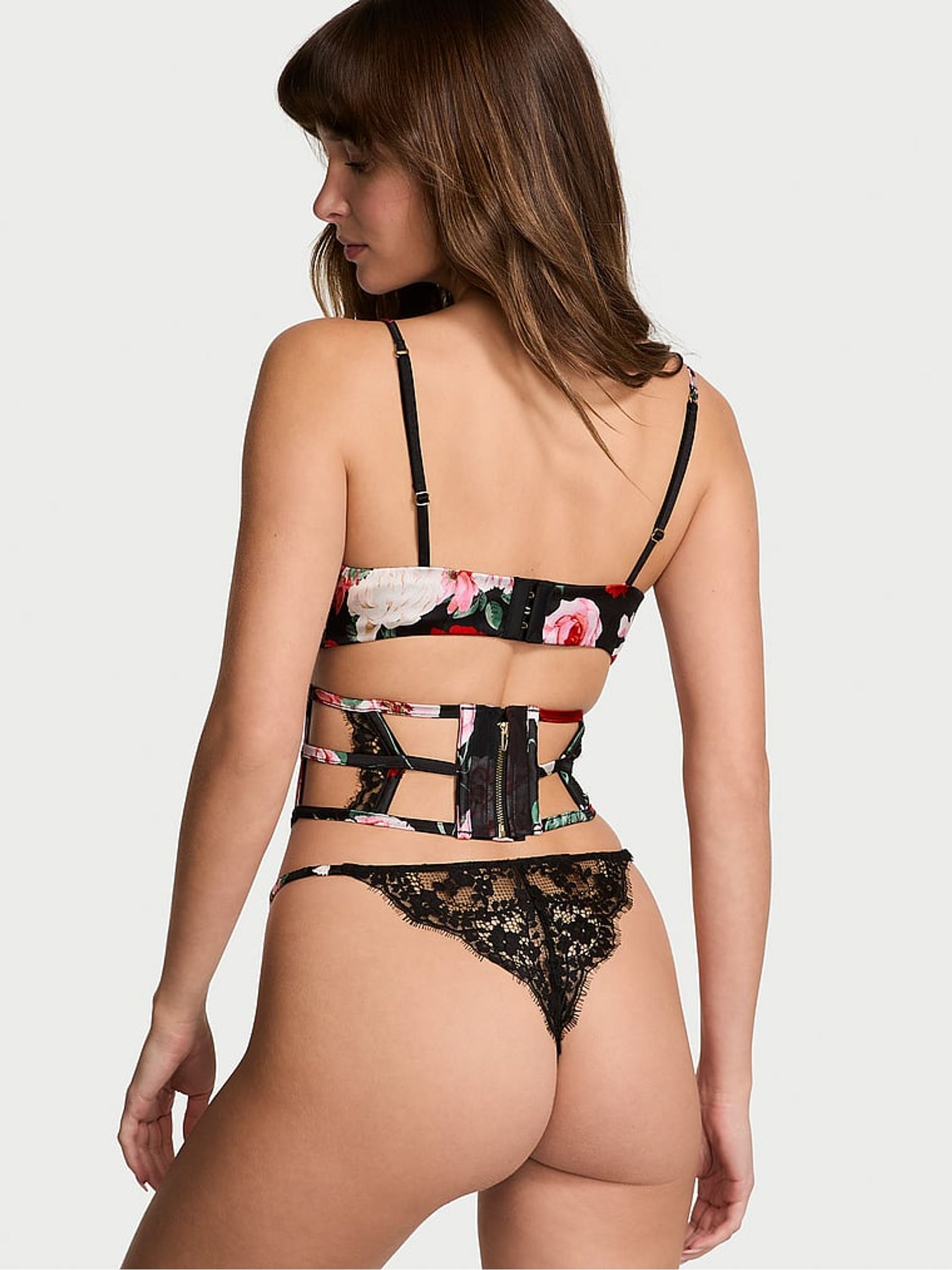 Black Atelier Floral Corset - Image 2 of 4