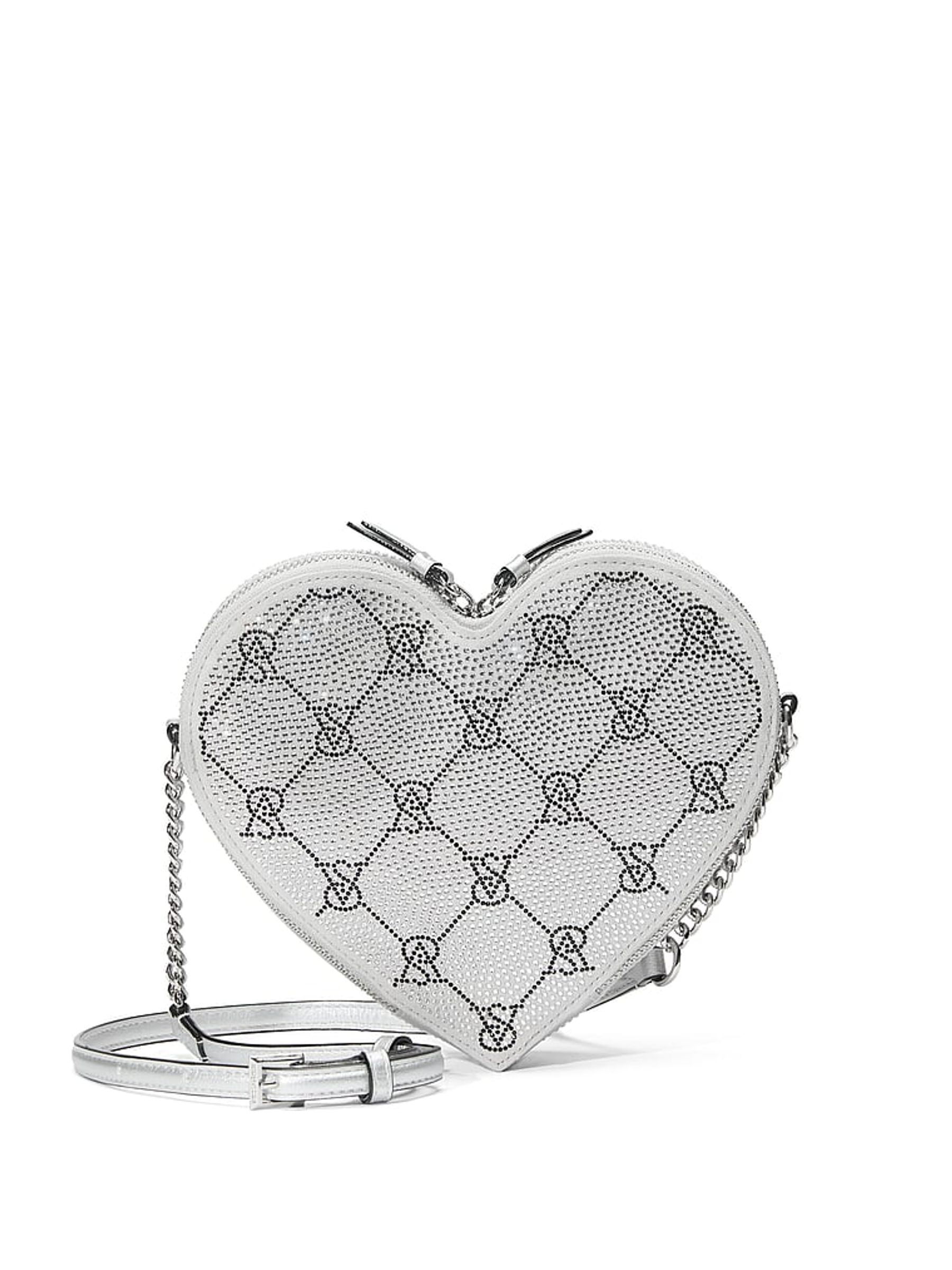 Silver Rhinestone Crossbody Bag - Image 1 of 4