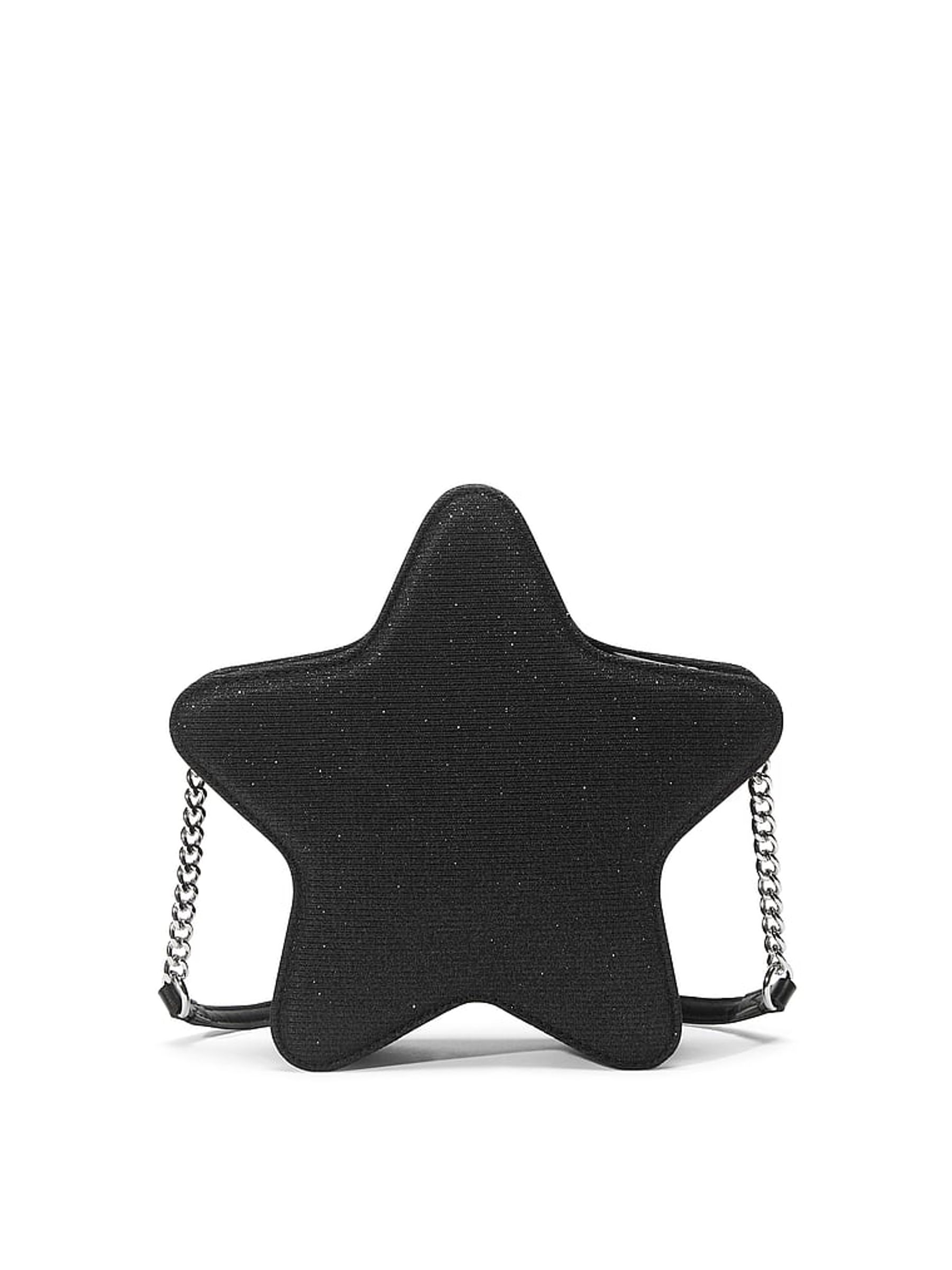 Black Sparkle Star Crossbody Bag - Image 1 of 4