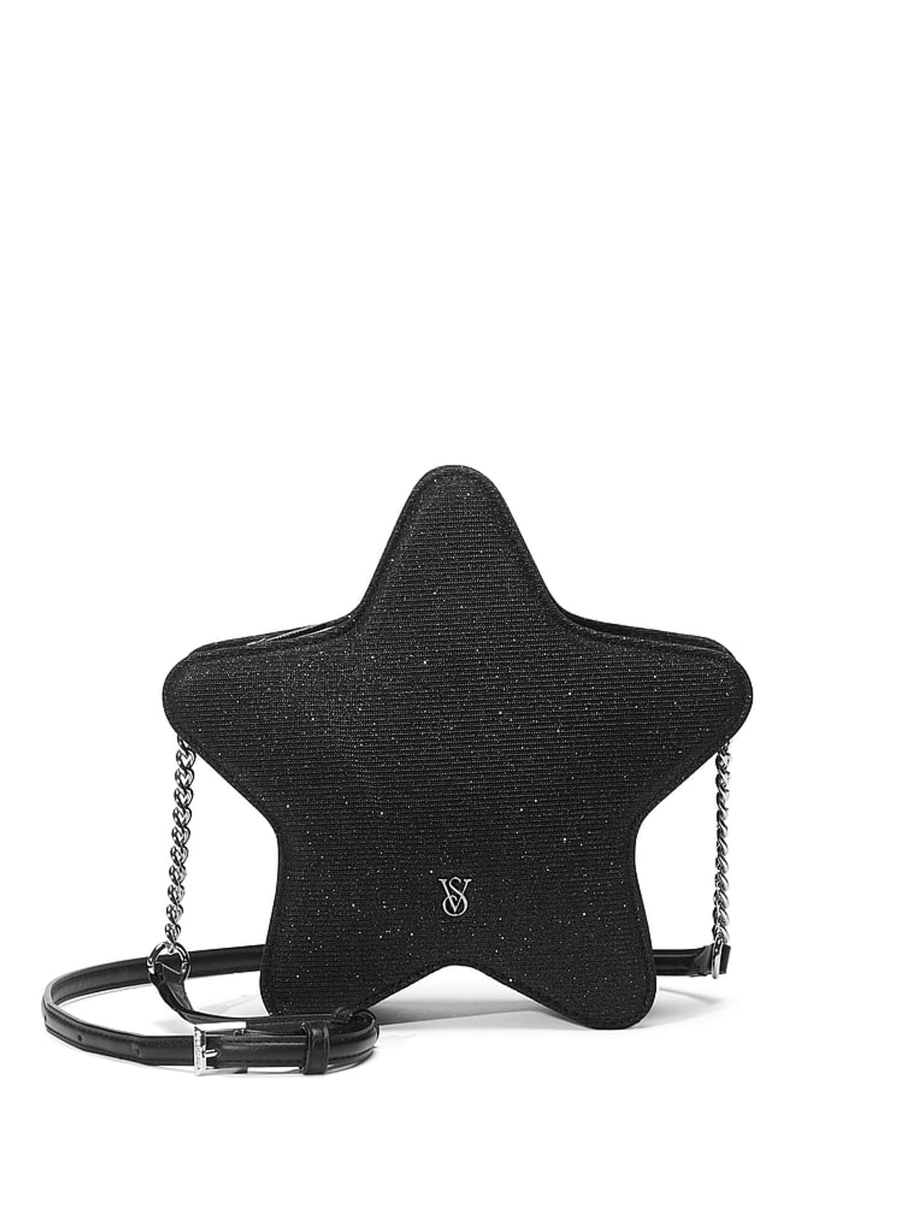 Black Sparkle Star Crossbody Bag - Image 2 of 4