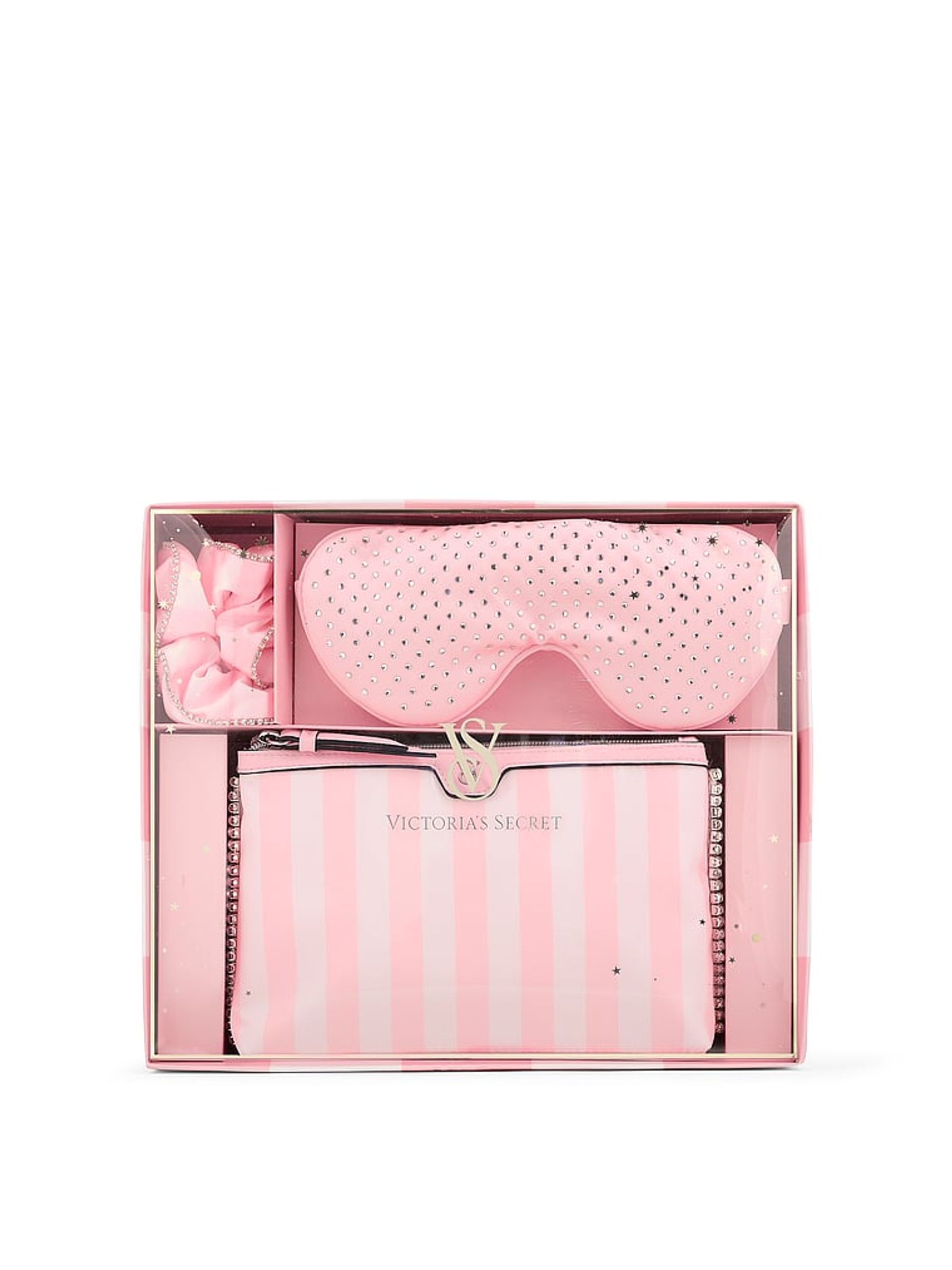 Heritage Stripe Pink Travel Kit - Image 1 of 2