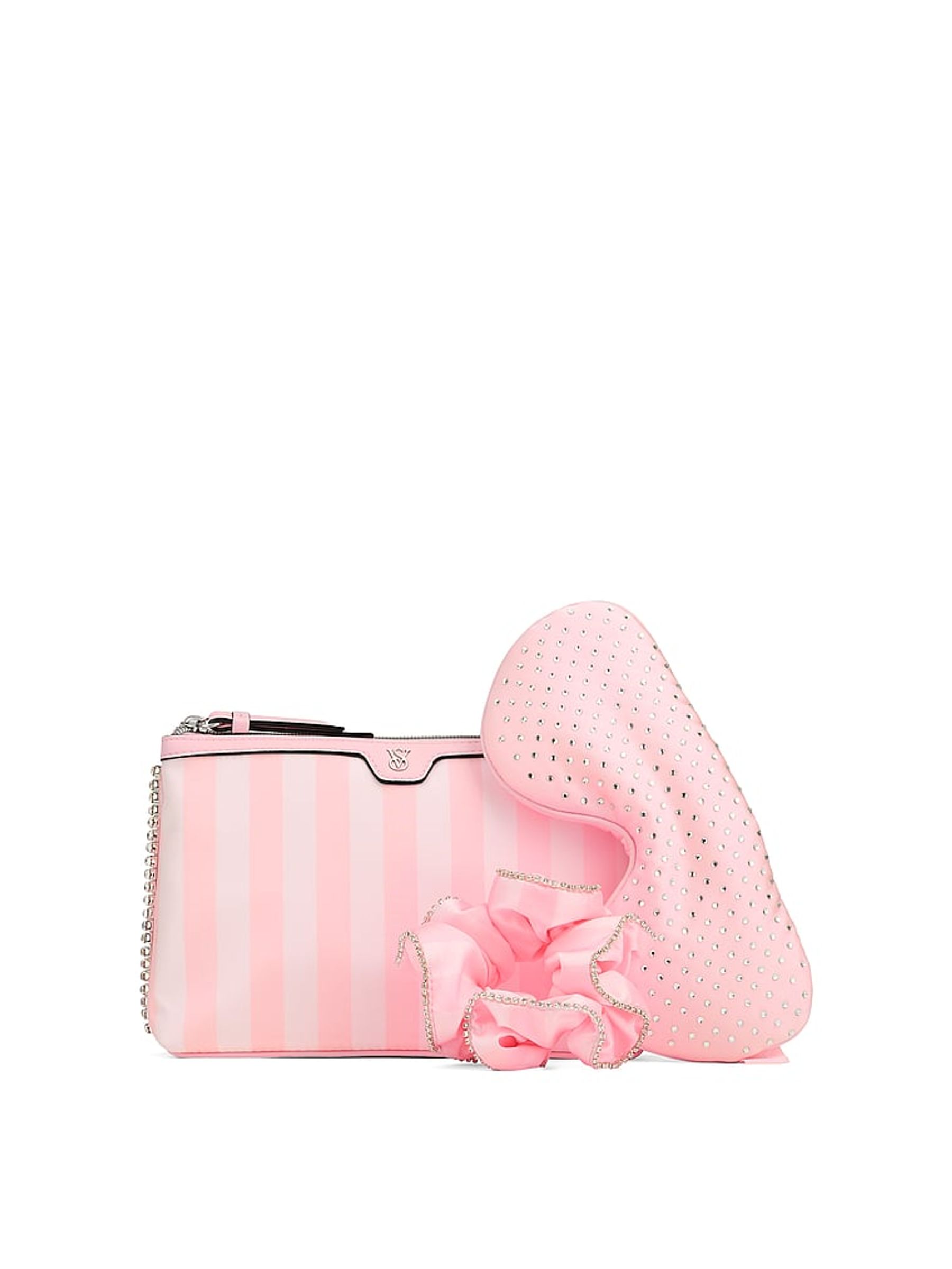 Heritage Stripe Pink Travel Kit - Image 2 of 2