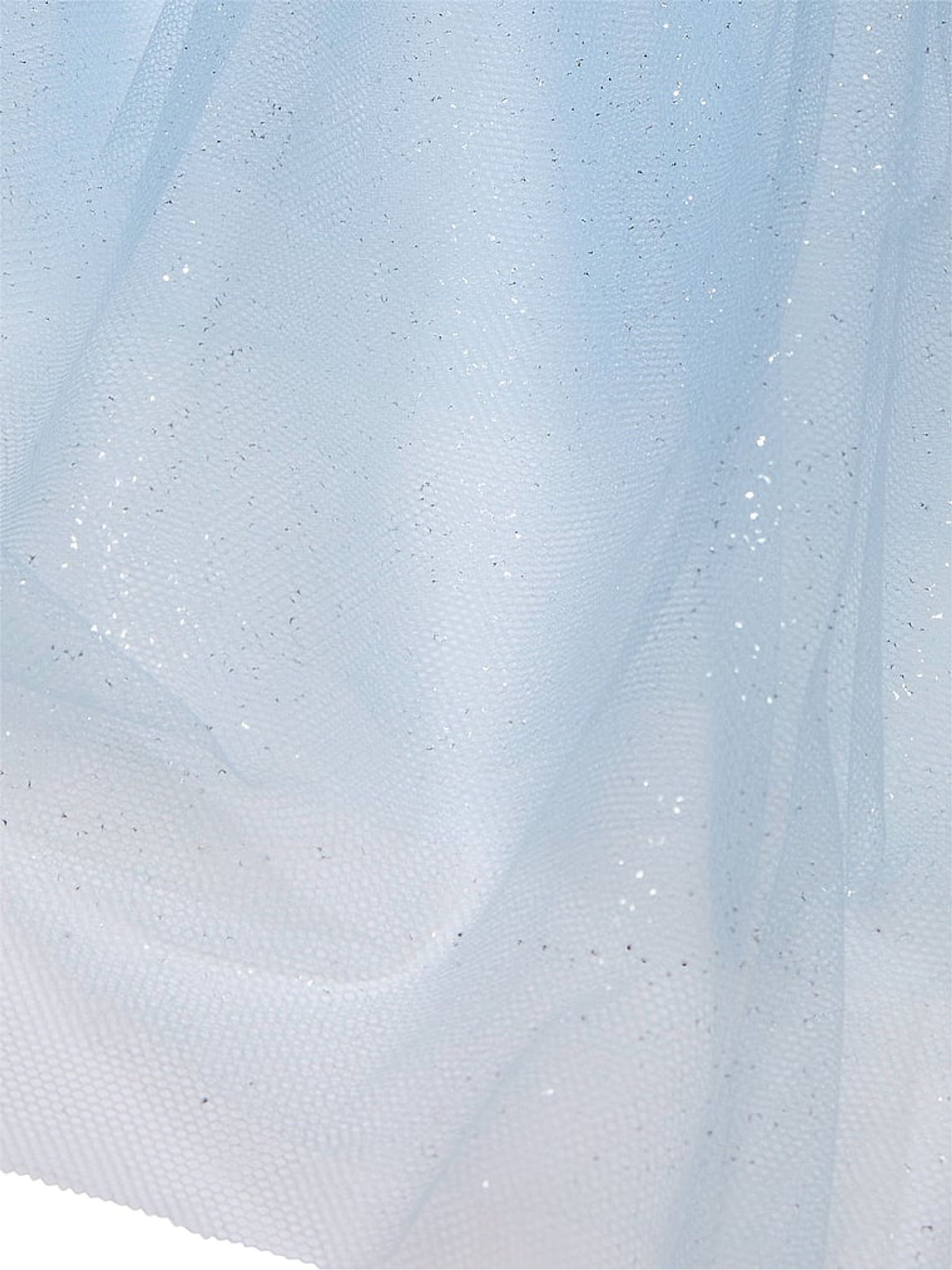 Light Blue Glitter Tulle Babydoll Set - Image 5 of 5
