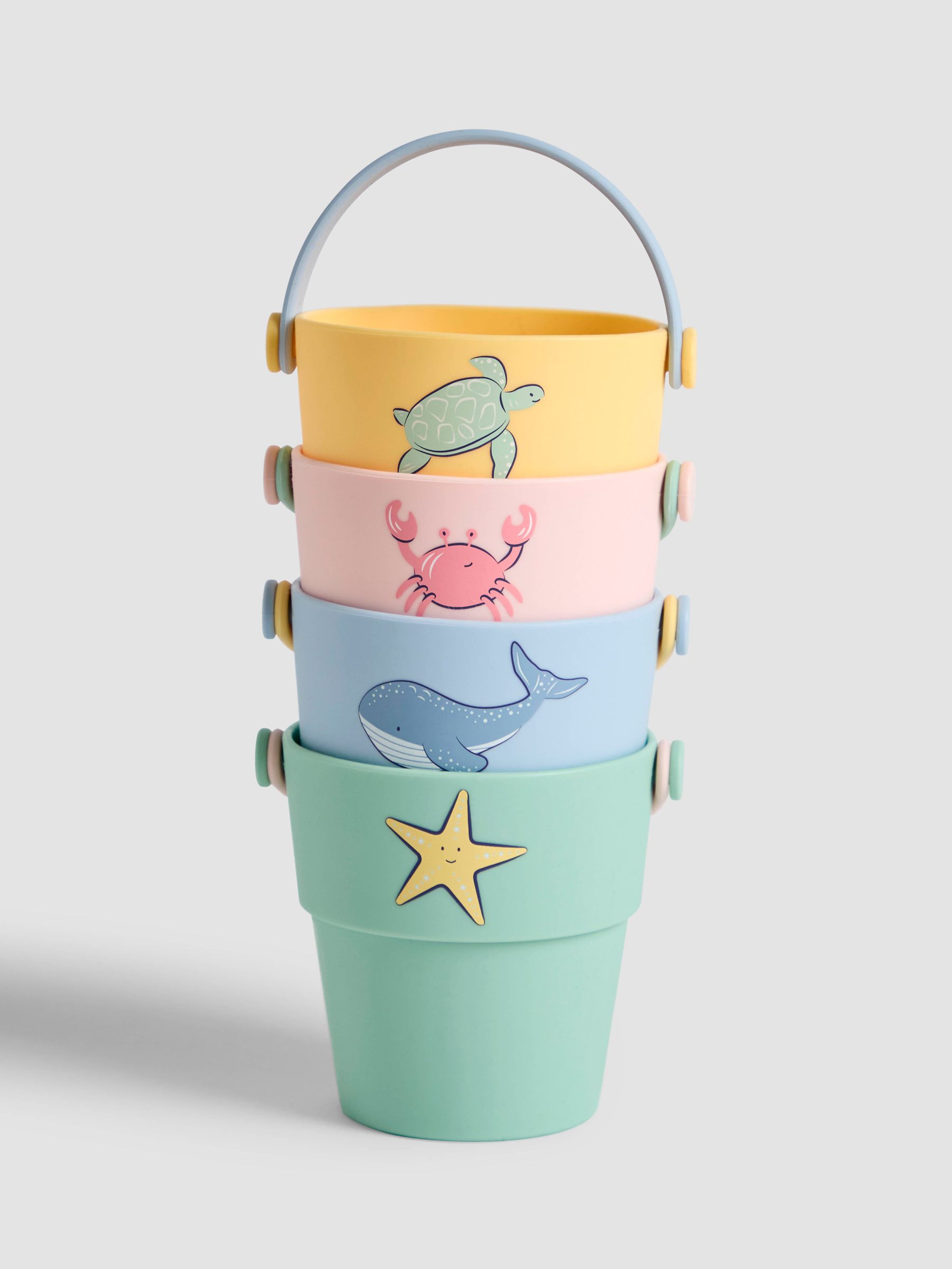 Set of 4 Silicone Bath Buckets - Image 2 of 5