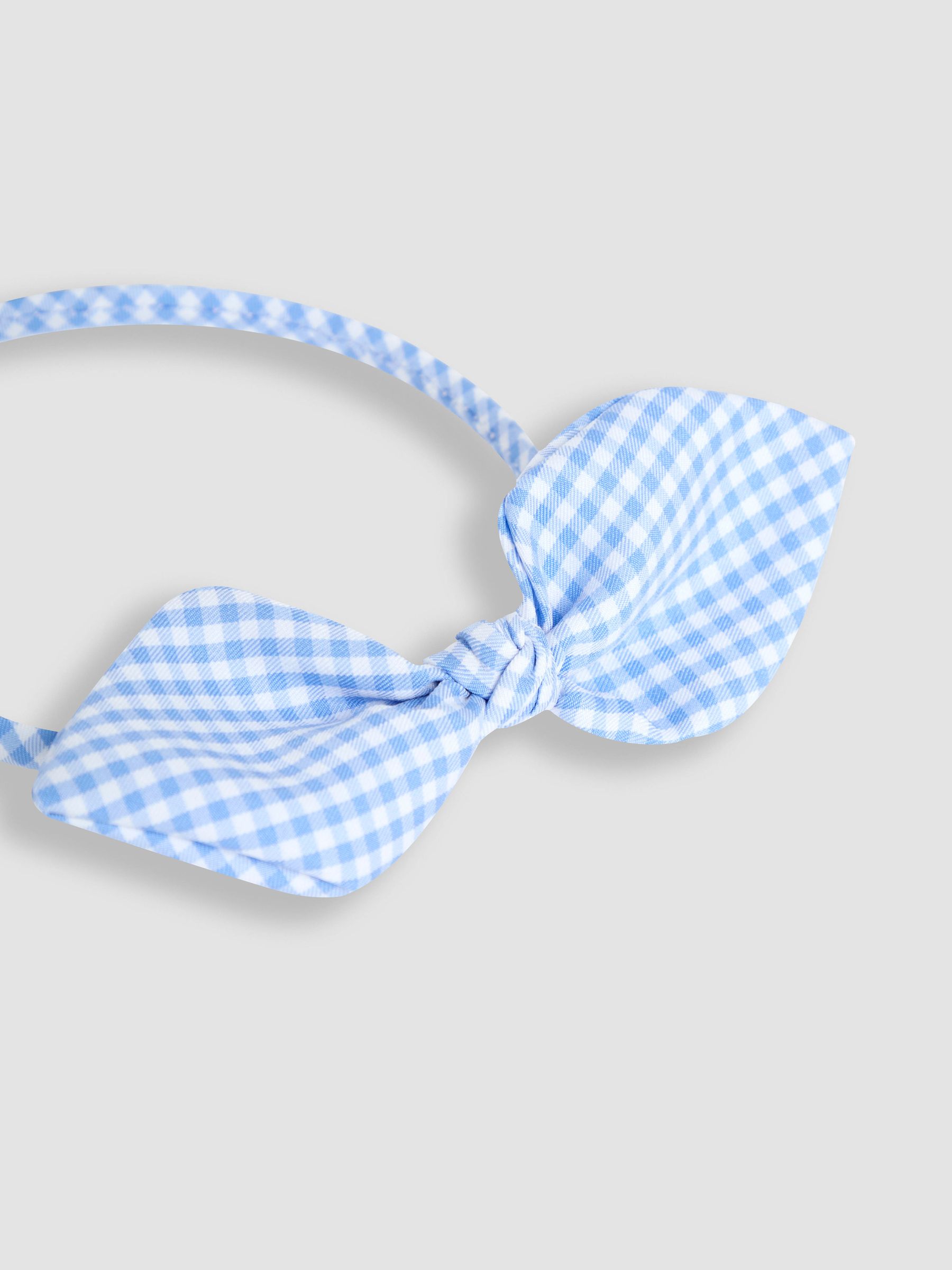 Blue Gingham Hair Accessories Pack - Image 4 of 4