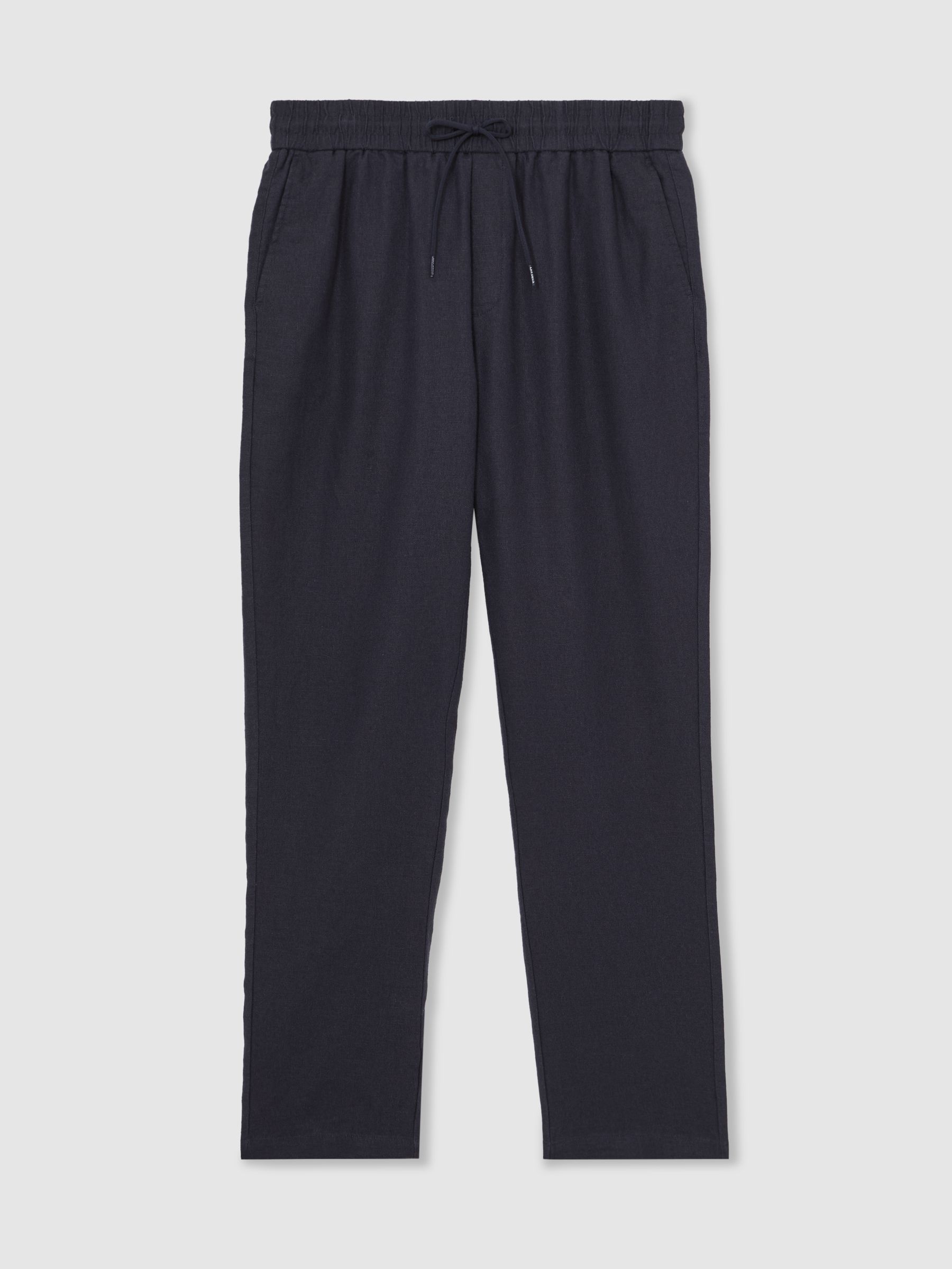 Les Deux Drawstring Trousers in Navy - Image 2 of 5