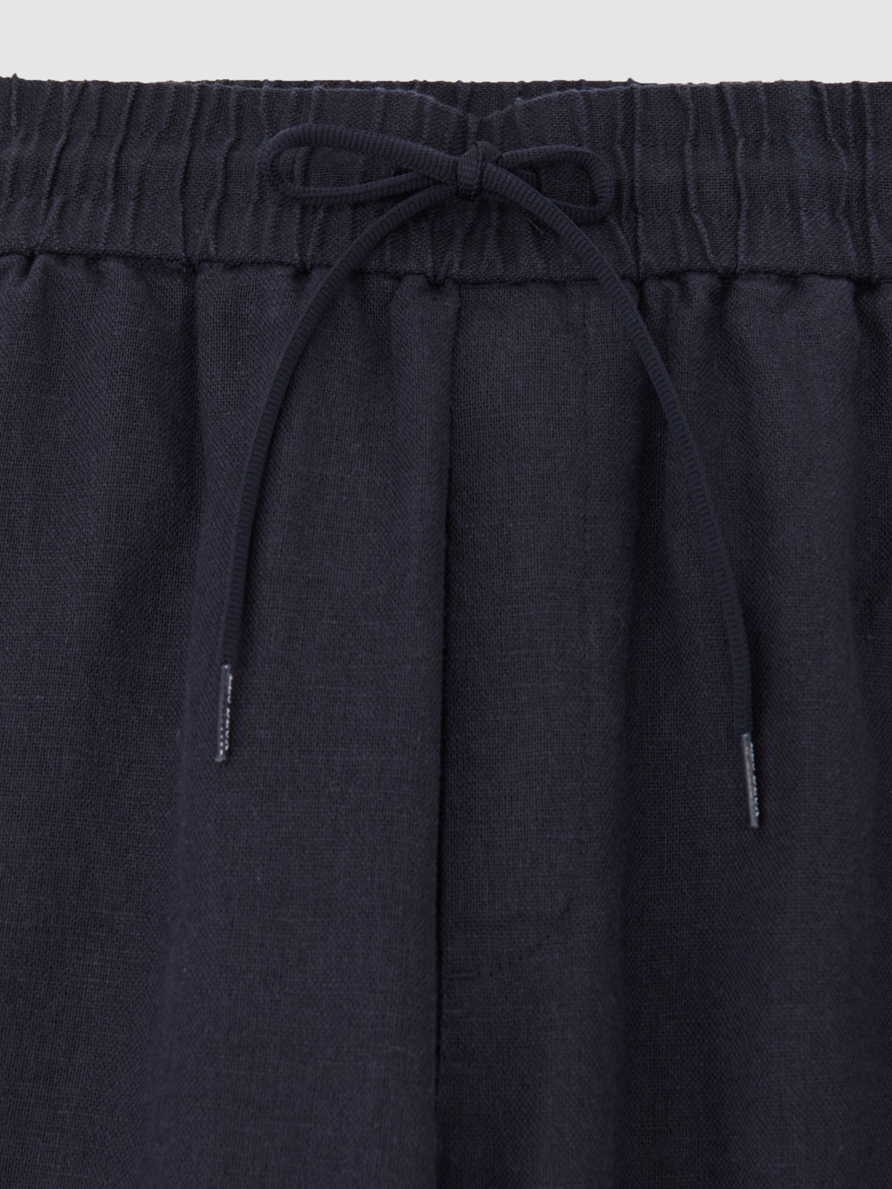 Les Deux Drawstring Trousers in Navy - Image 5 of 5