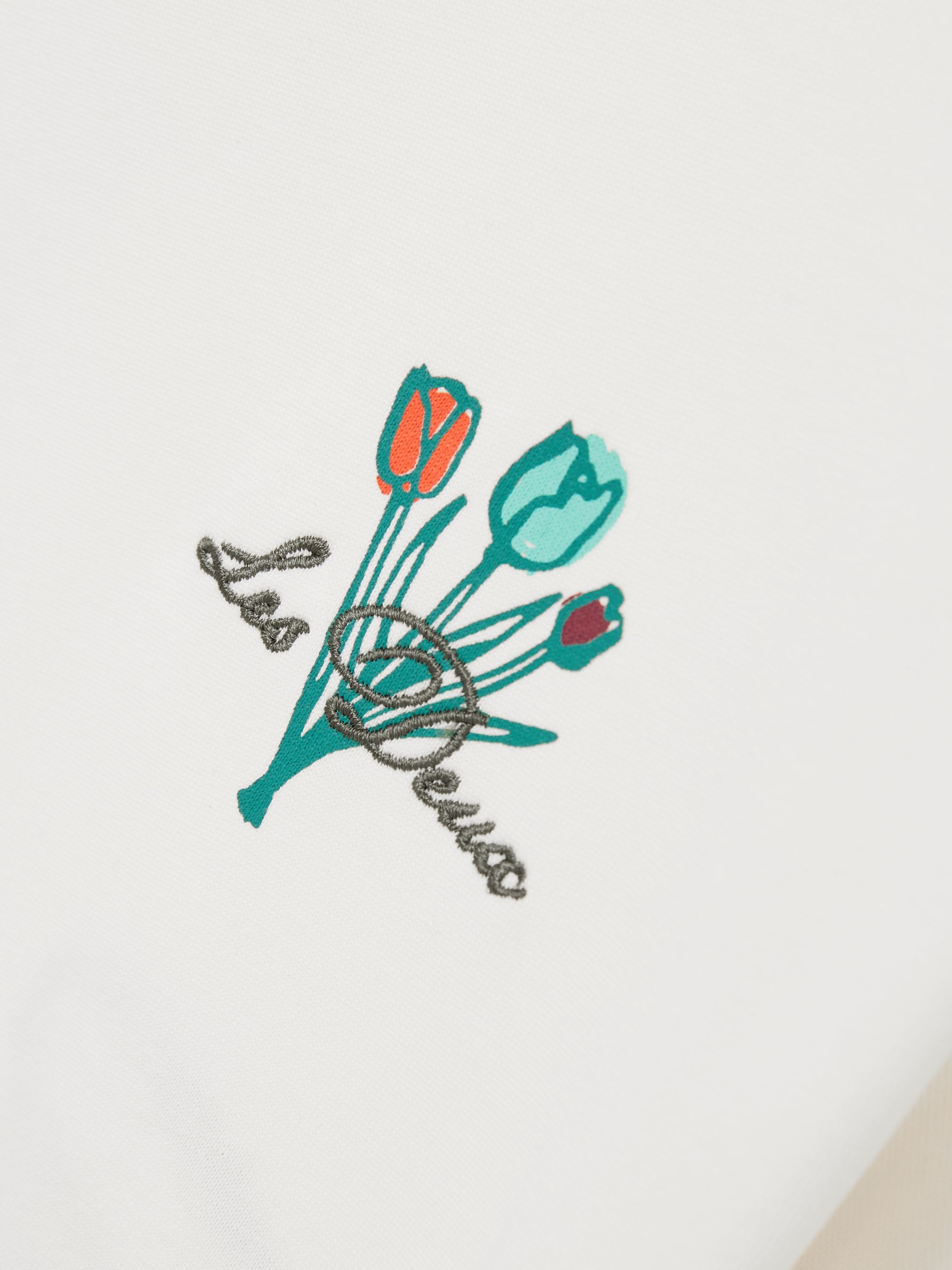 Les Deux 100% Cotton Café Print T-Shirt in Ivory Print - Image 5 of 5