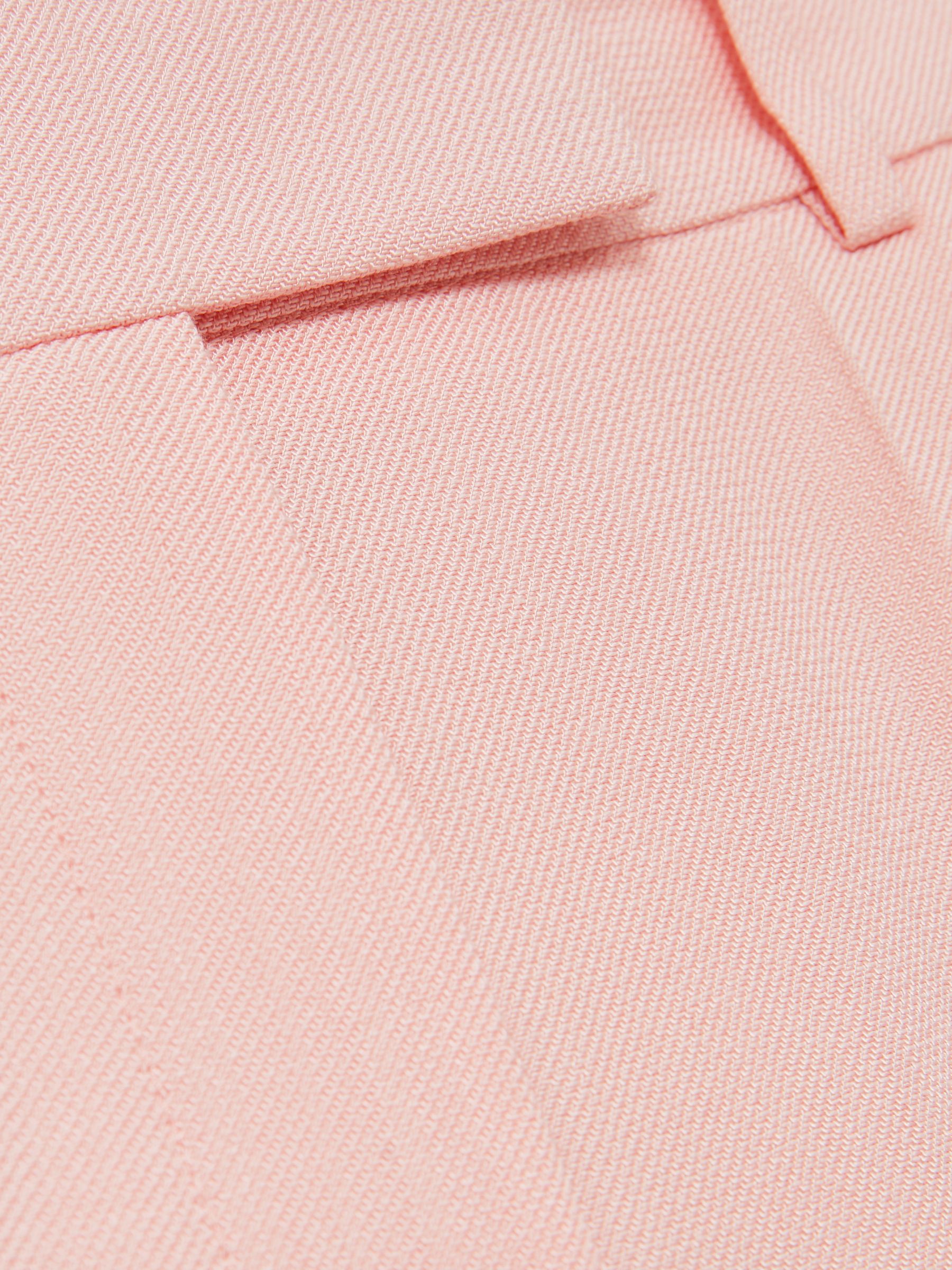 Mid-Rise Tailored Shorts in Pink - Image 7 of 7