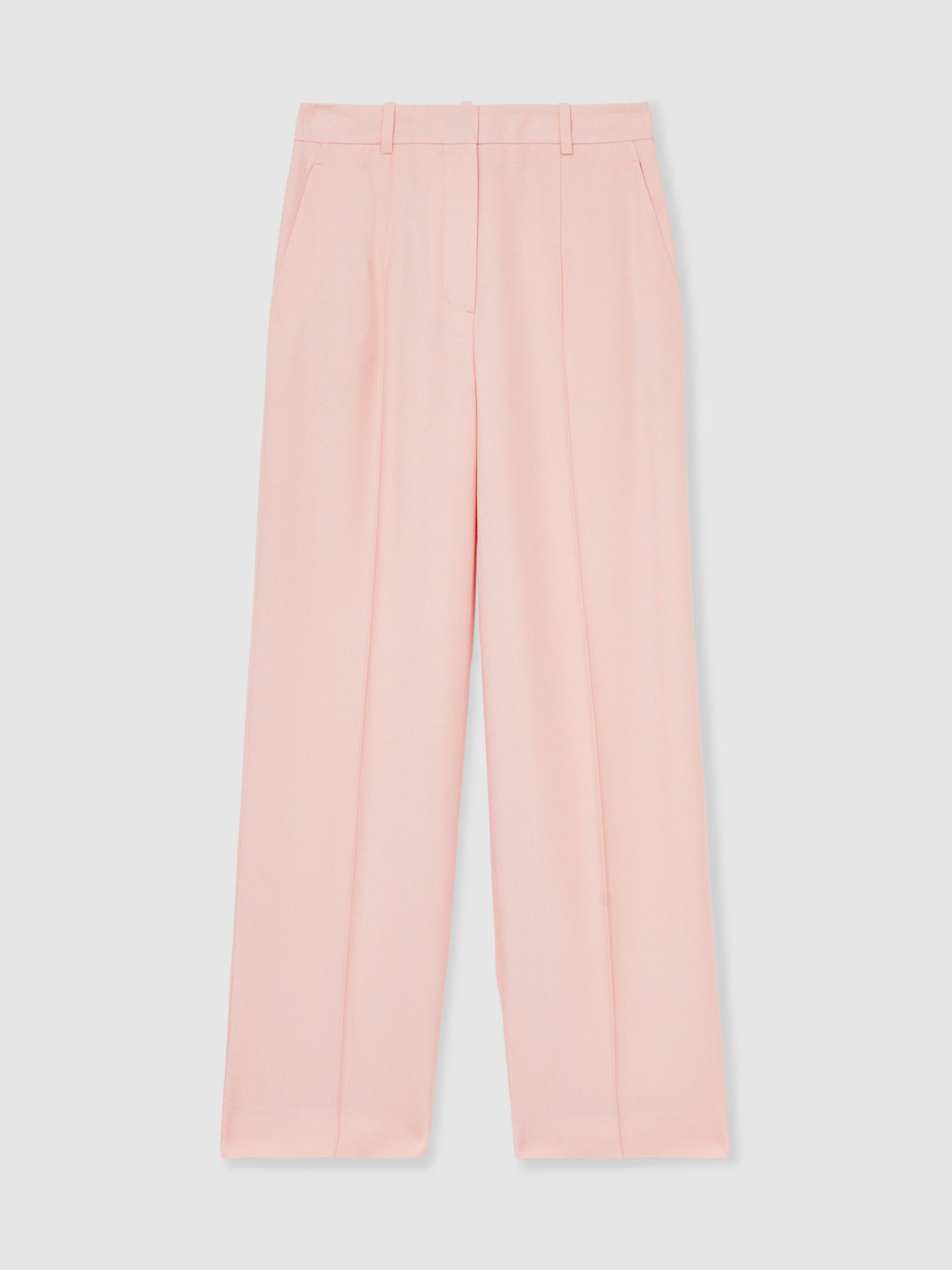 Petite Wide-Leg Suit Trousers in Pink - Image 2 of 8