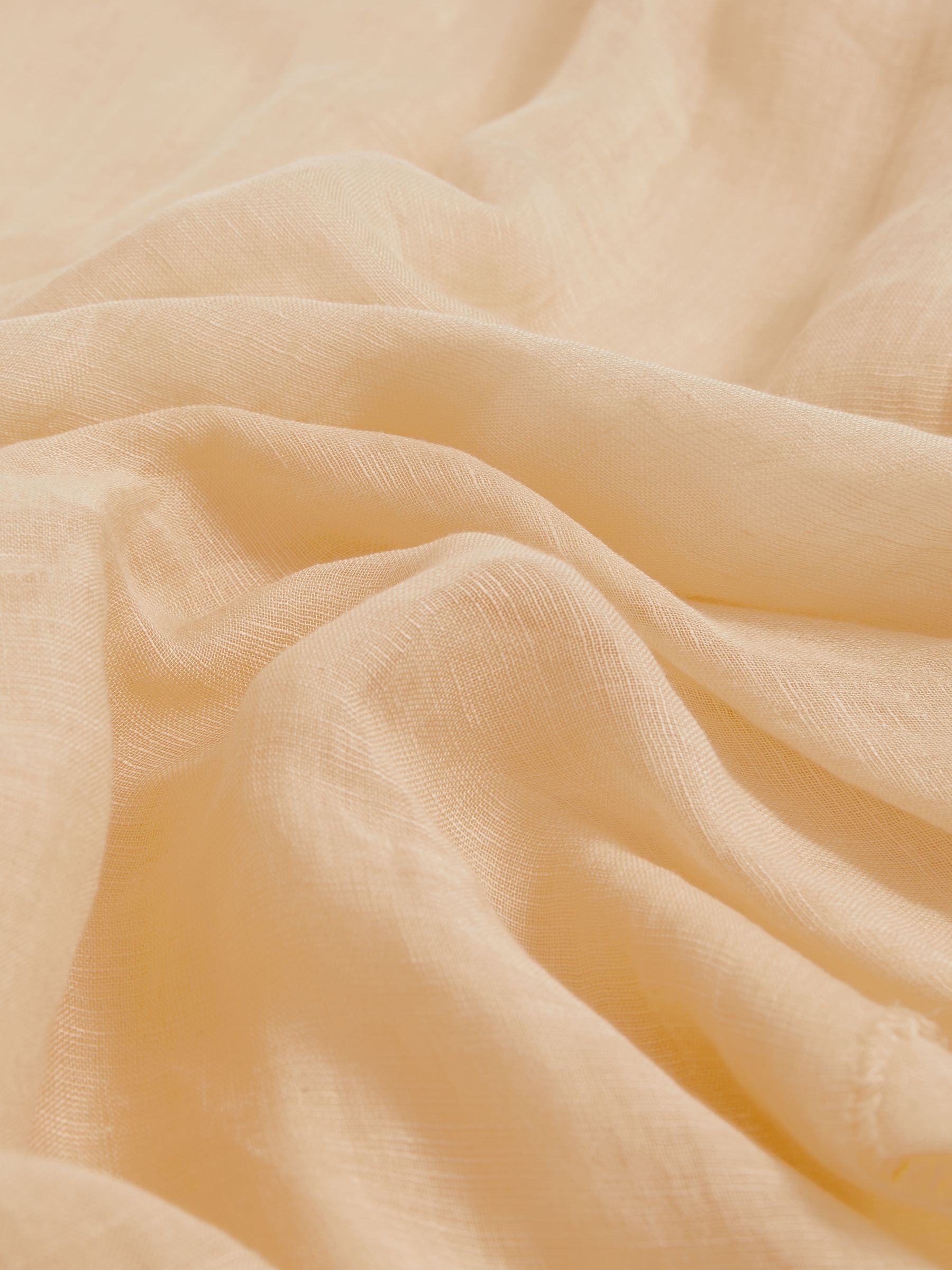 Modal-Linen Scarf With Silk in Neutral - Image 5 of 5