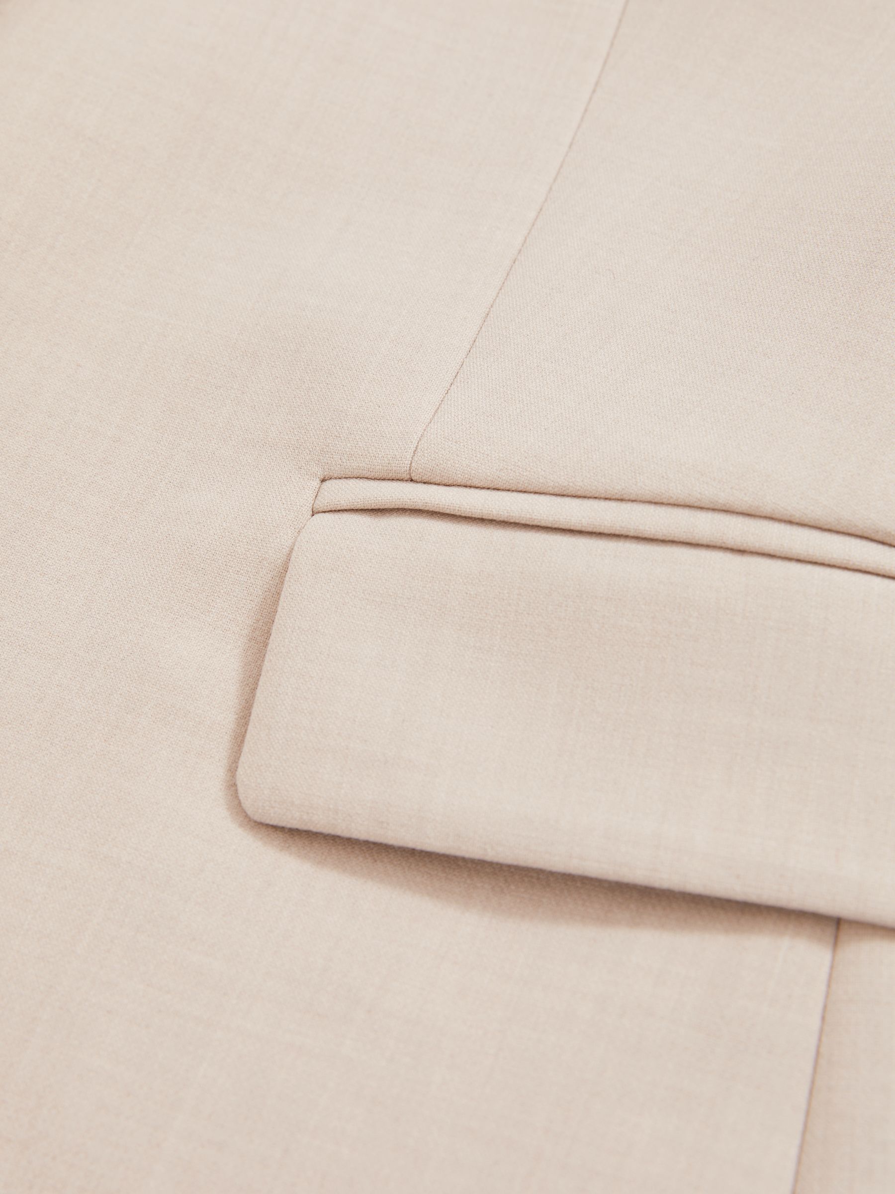 High-Neck Longline Waistcoat in Neutral - Image 7 of 7