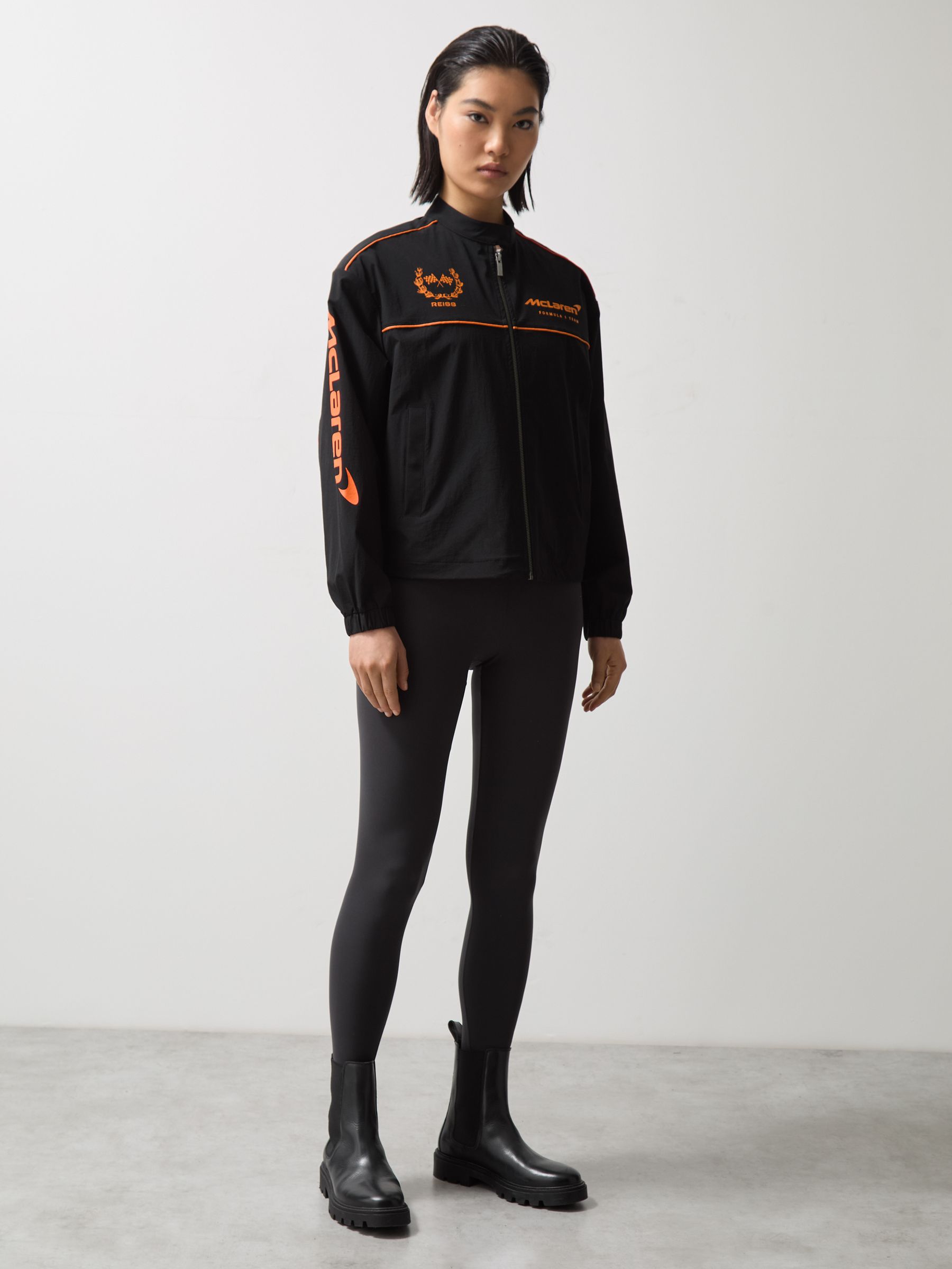 McLaren F1 Team Technical Logo Jacket in Black - image 4