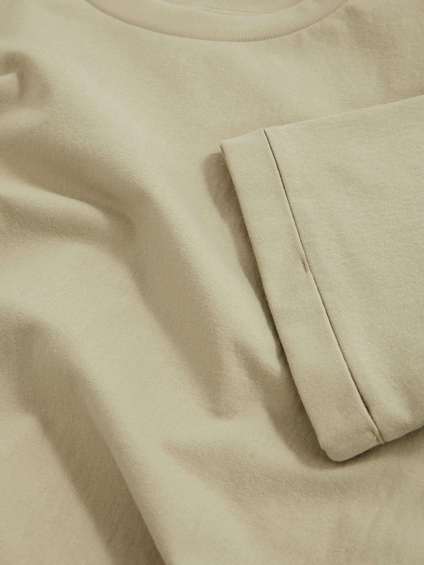 13-14 yrs Reiss | Les 100 Ciels Oversize T-Shirt in Sage - Image 5 of 5