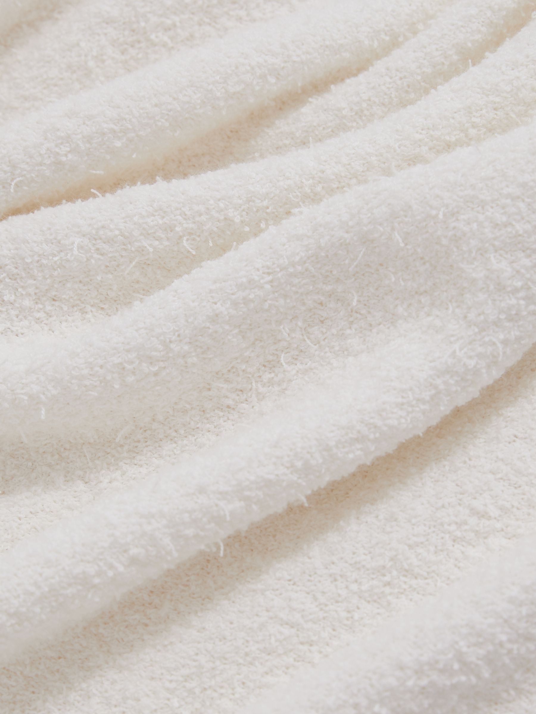 Reiss | Les 100 Ciels Bouclé T-Shirt in Ivory - Image 6 of 6