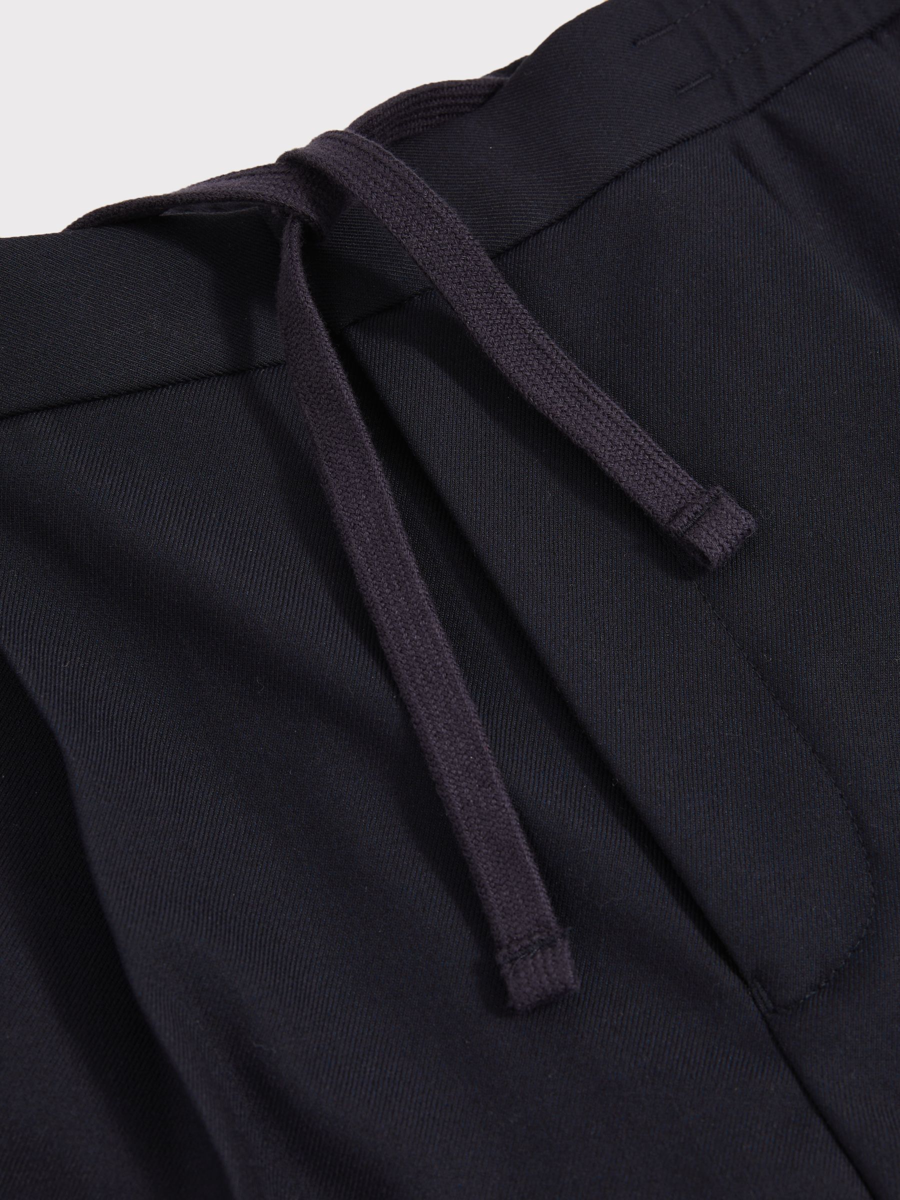 Relaxed Drawstring Shorts in Navy - Image 6 of 6