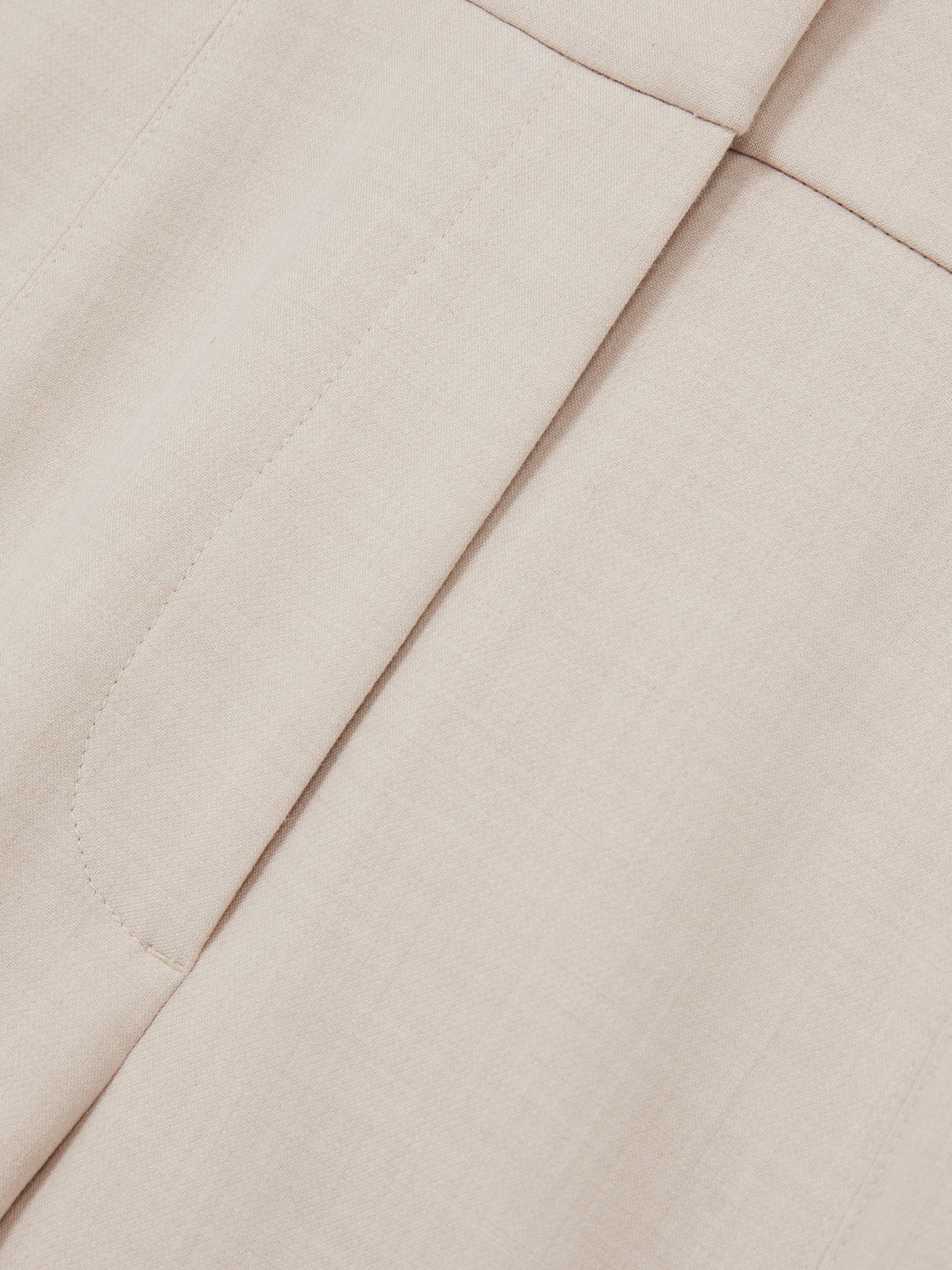 Flared Tailored Trousers in Neutral - Image 6 of 6