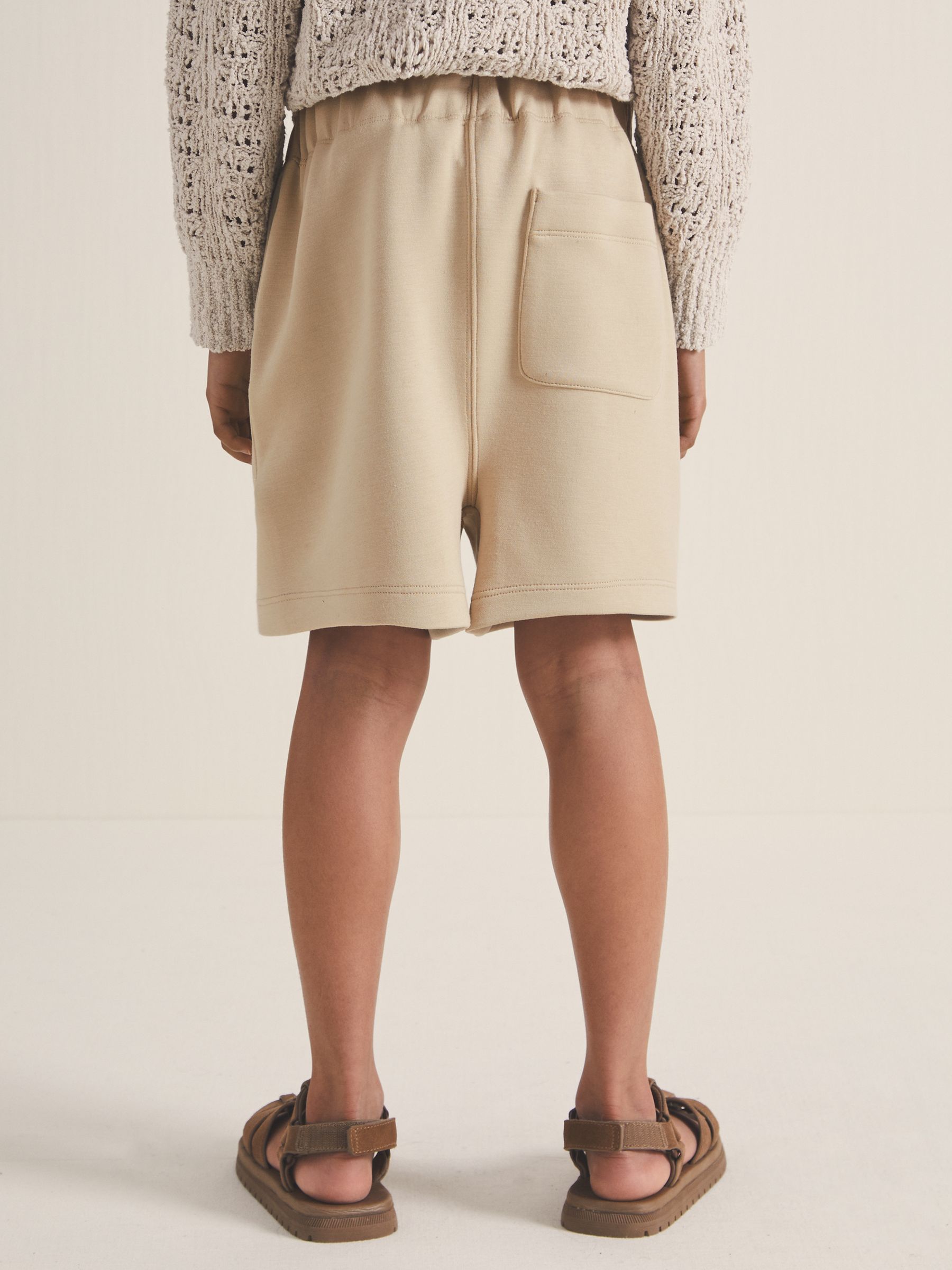 9-13 yrs | Les 100 Ciels Jersey Shorts in Sage - Image 5 of 6