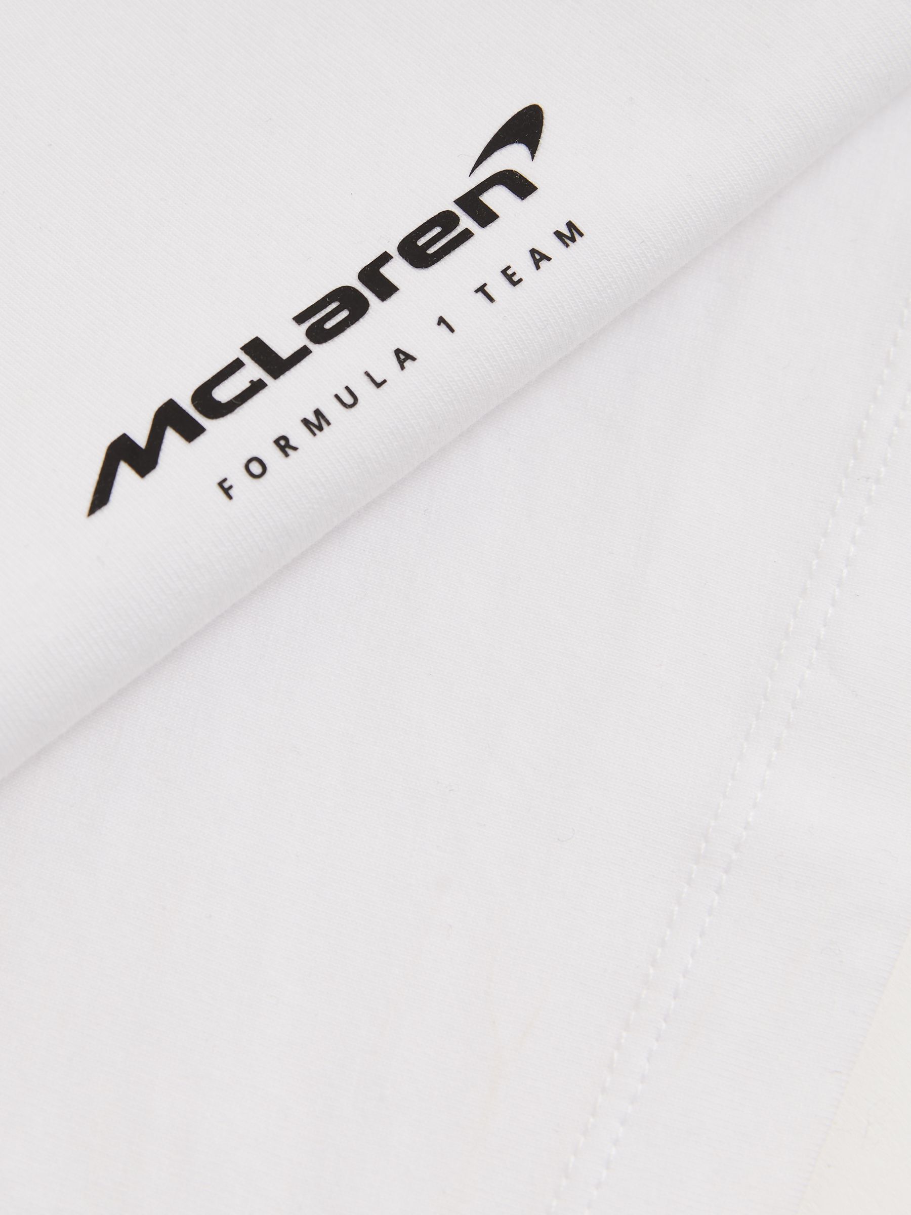 McLaren F1 Team Cropped Logo T-Shirt in White - Image 6 of 6