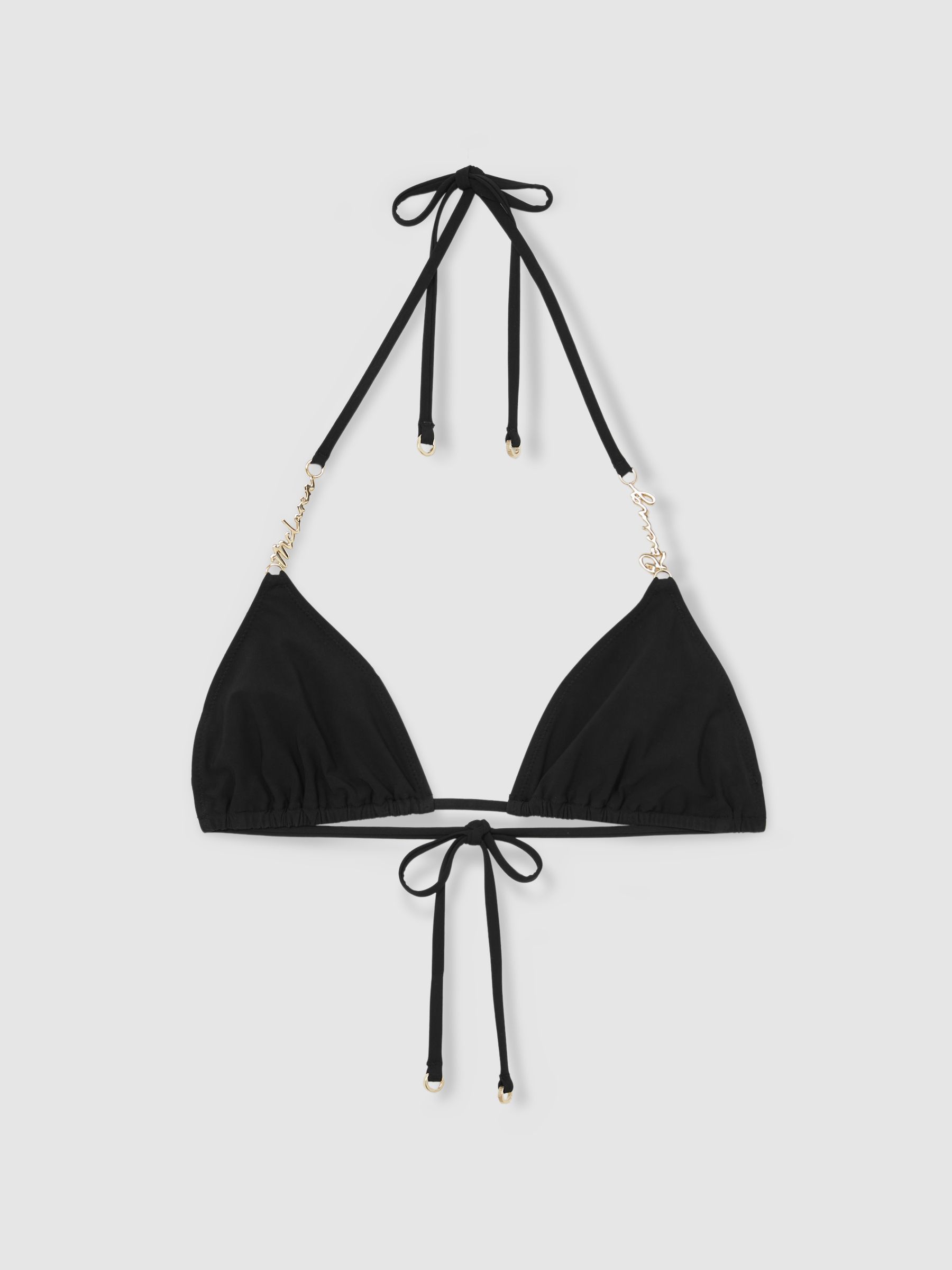 McLaren F1 Team Triangle Bikini Top in Black - Image 2 of 7