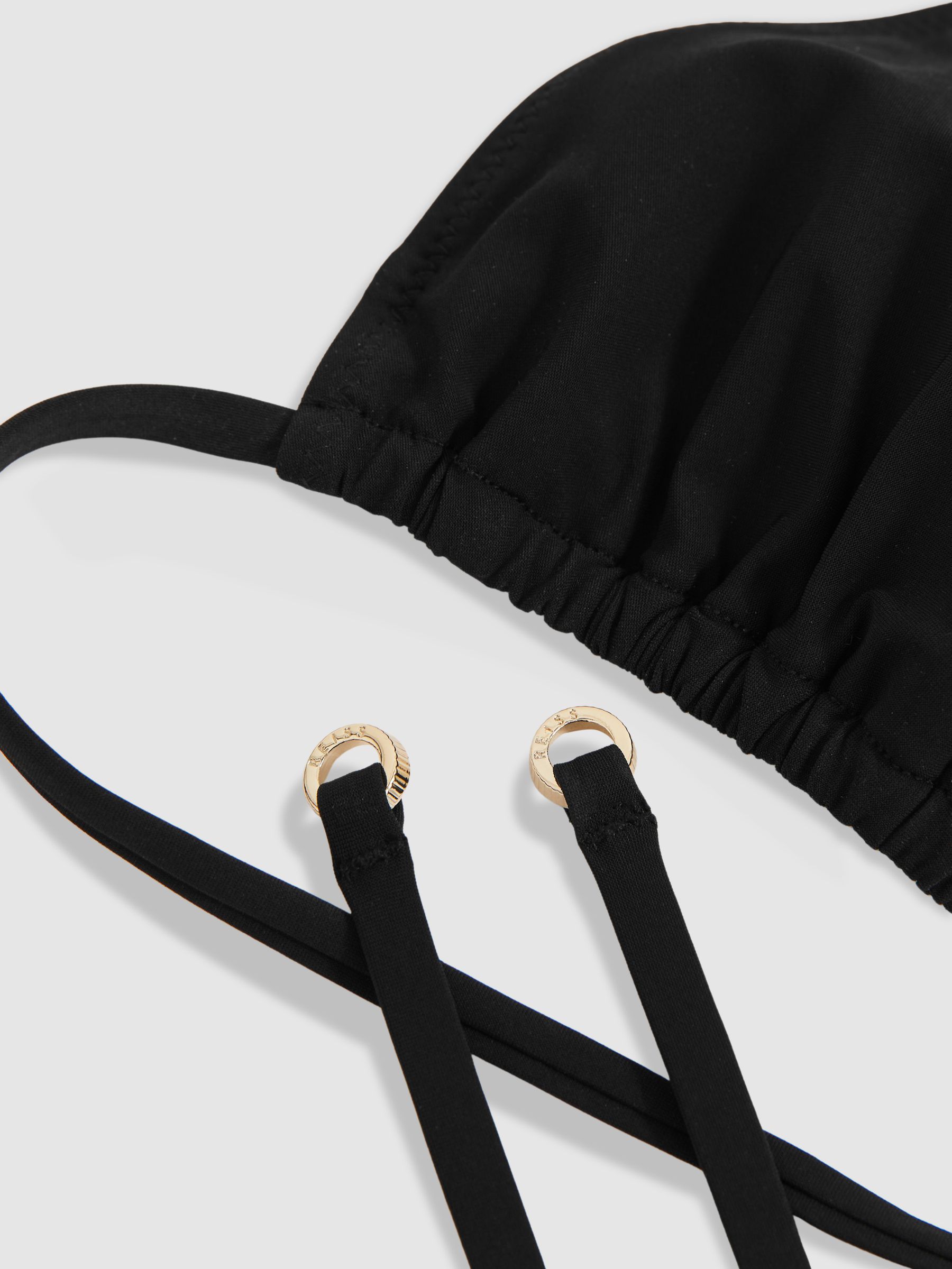 McLaren F1 Team Triangle Bikini Top in Black - Image 7 of 7