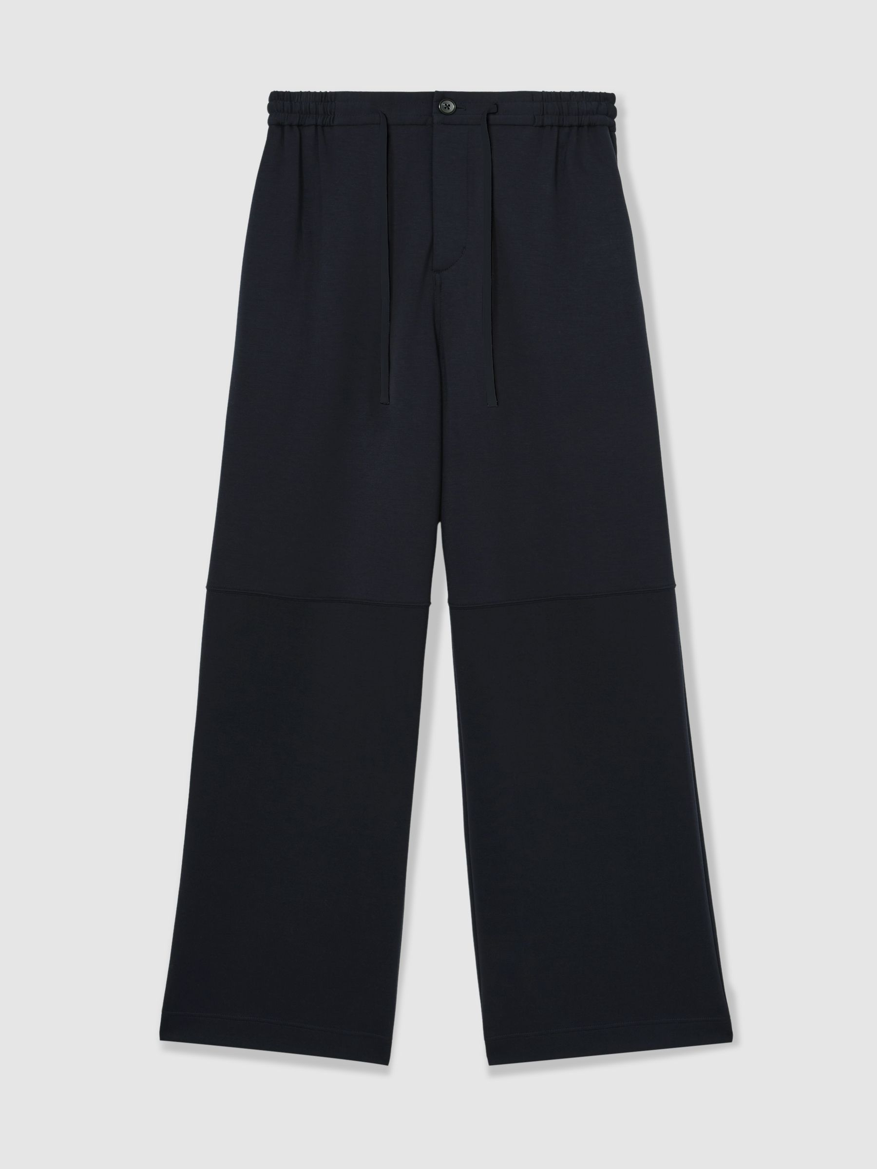 Reiss | Les 100 Ciels Wide-Leg Joggers in Navy - Image 2 of 6