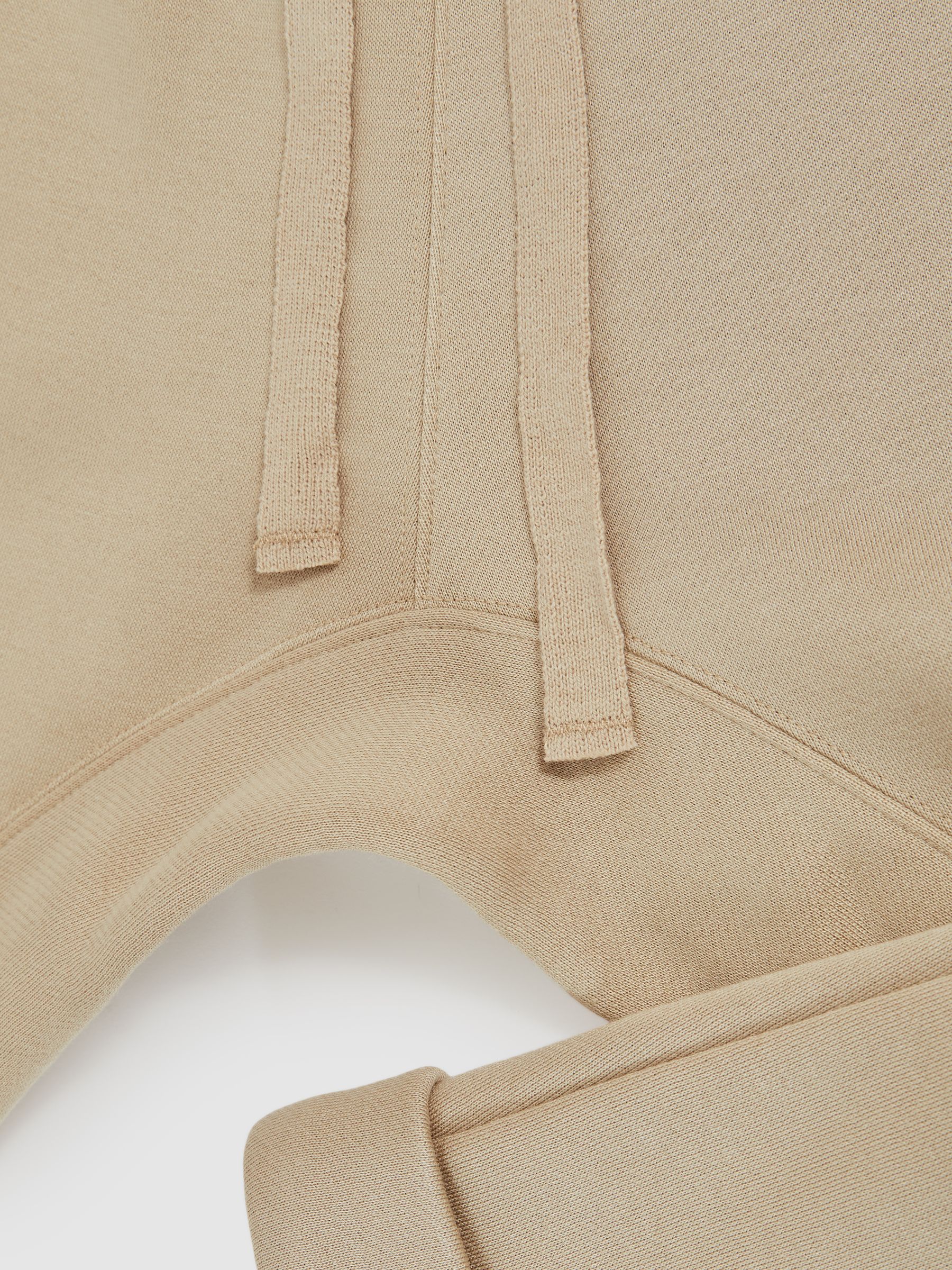 Reiss | Les 100 Ciels Jersey Joggers in Mink - Image 6 of 6