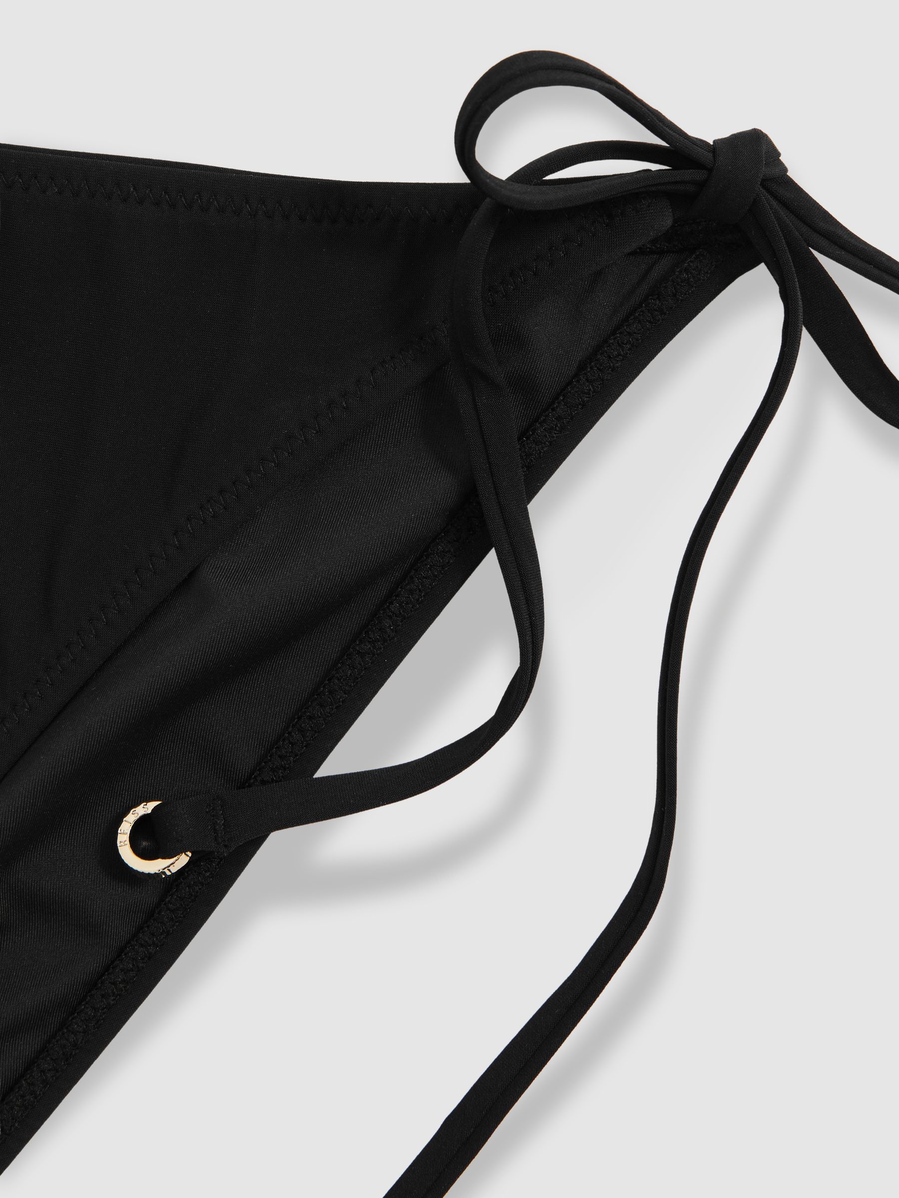 McLaren F1 Team Side-Tie Bikini Bottoms in Black - Image 6 of 6