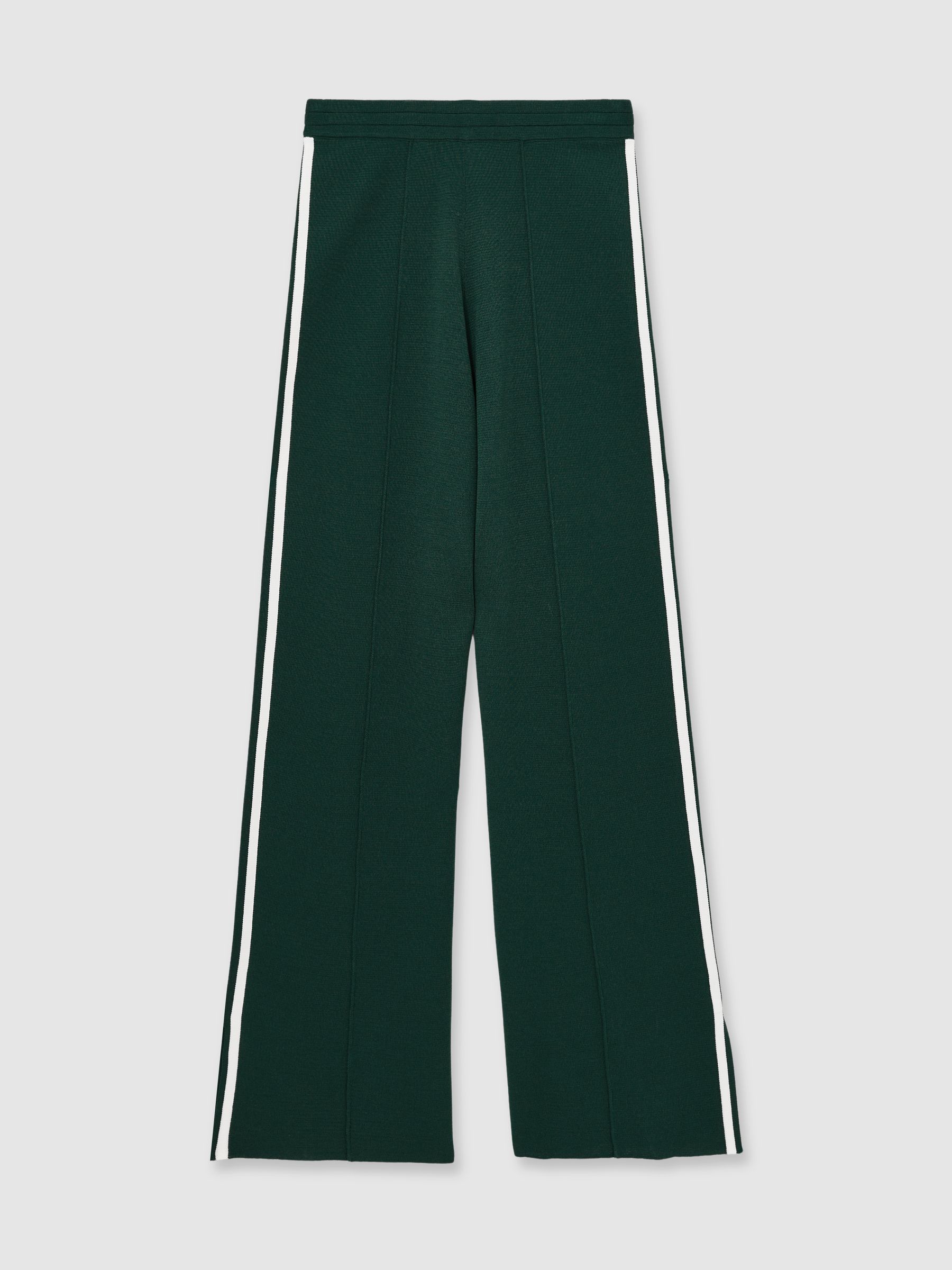 Stripe Knitted Joggers in Green - Image 2 of 6