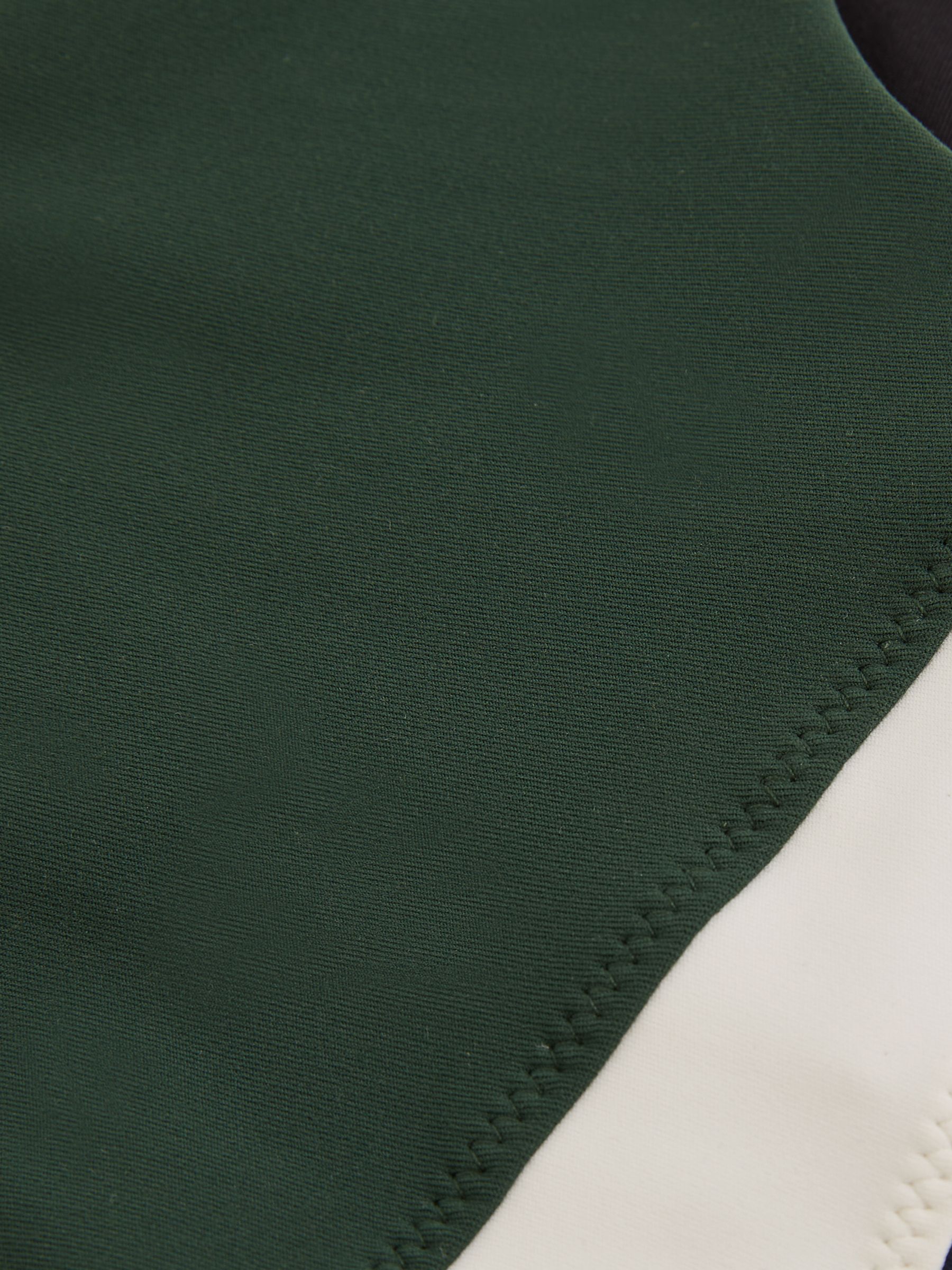 V-Neck Sports Bra in Green - Image 7 of 8