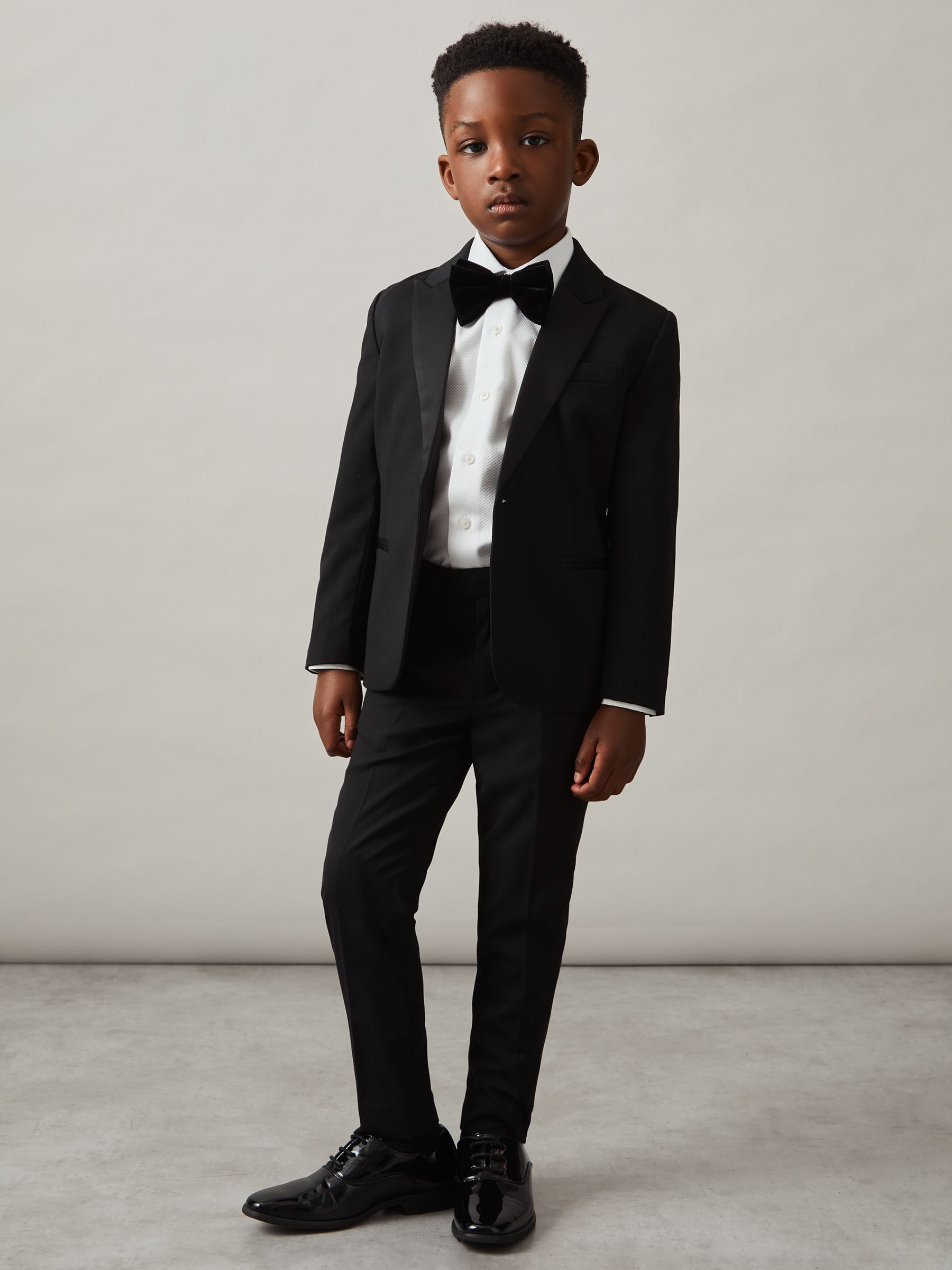 Cotton Slim-Fit Dinner Shirt in White - Image 3 of 5