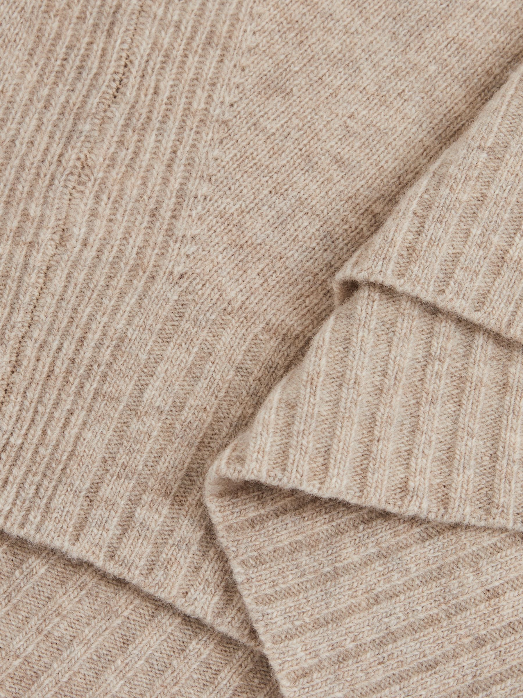 Wool-Cashmere Crew Neck Jumper in Oatmeal - Image 6 of 6
