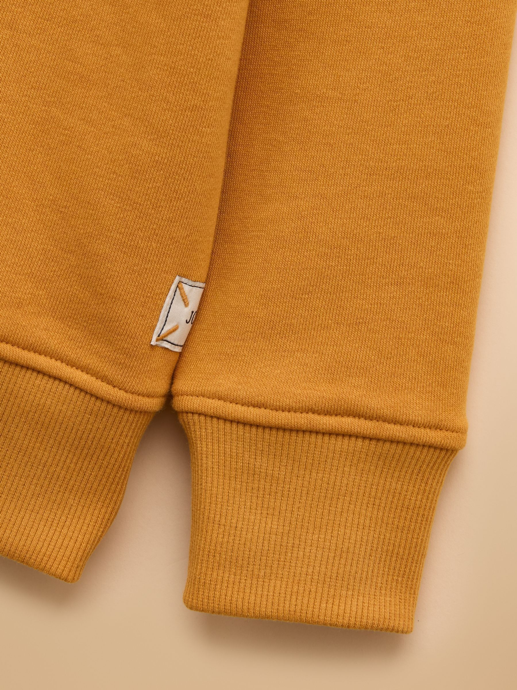 Kids' Sundaze Yellow Slogan Crew Neck Sweatshirt - Image 7 of 8