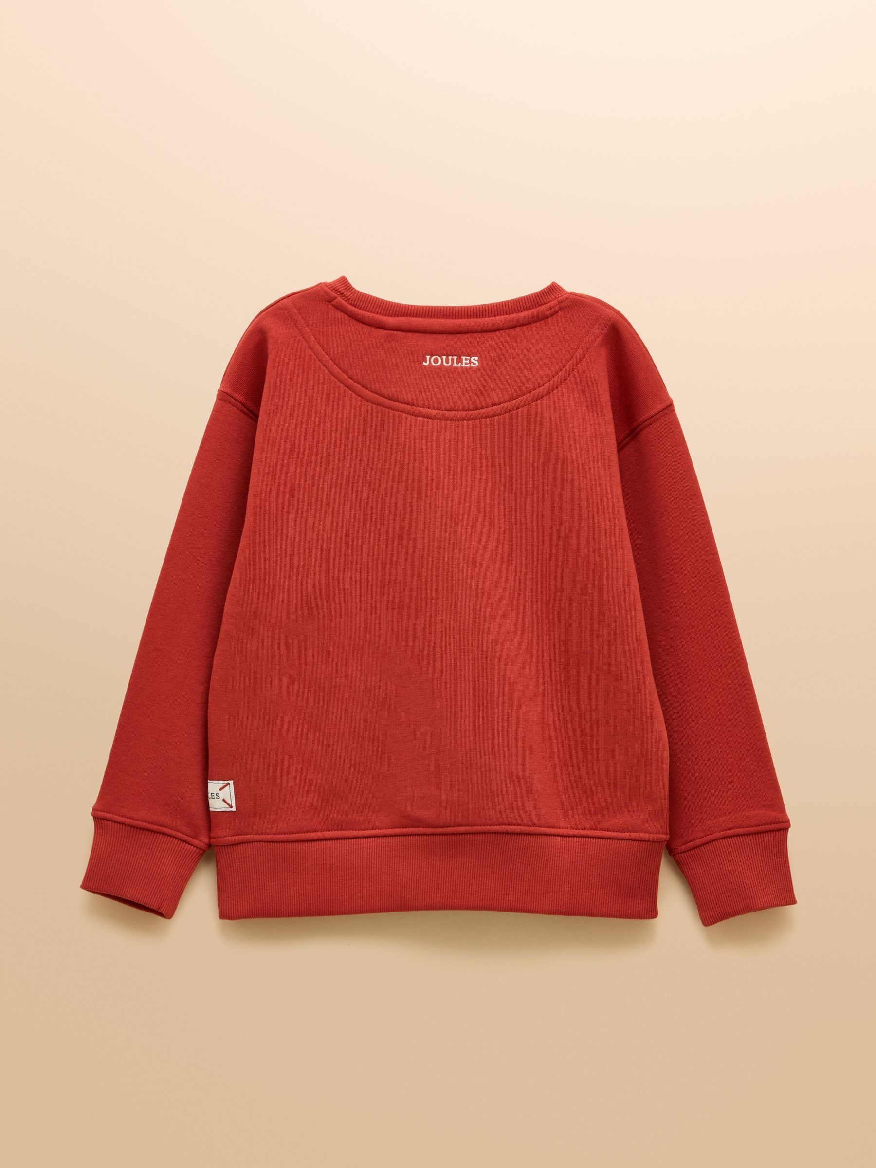 Kids' Sundaze Rust Red Slogan Crew Neck Sweatshirt - Image 5 of 8
