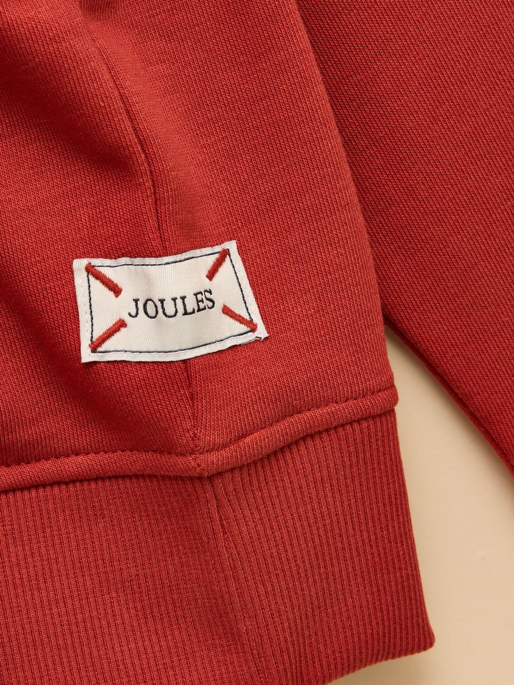 Kids' Sundaze Rust Red Slogan Crew Neck Sweatshirt - Image 6 of 8