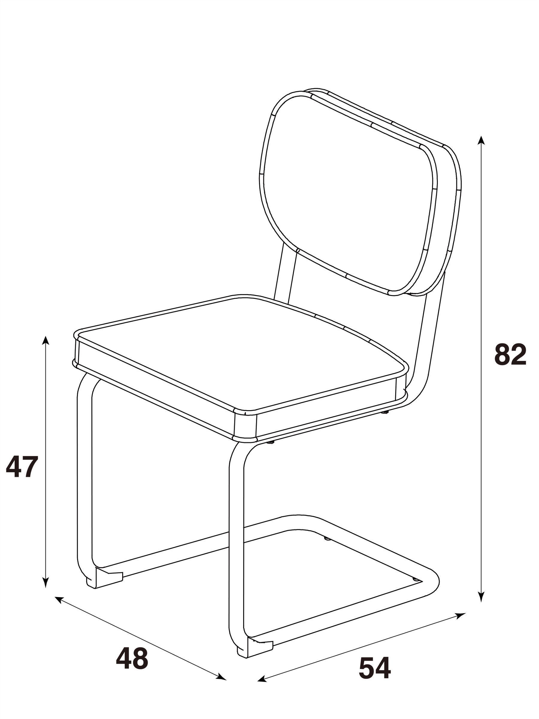 Set of 2 Parker Dining Chairs in Velvet in Chocolate Brown with Truffle Piping - Image 4 of 6