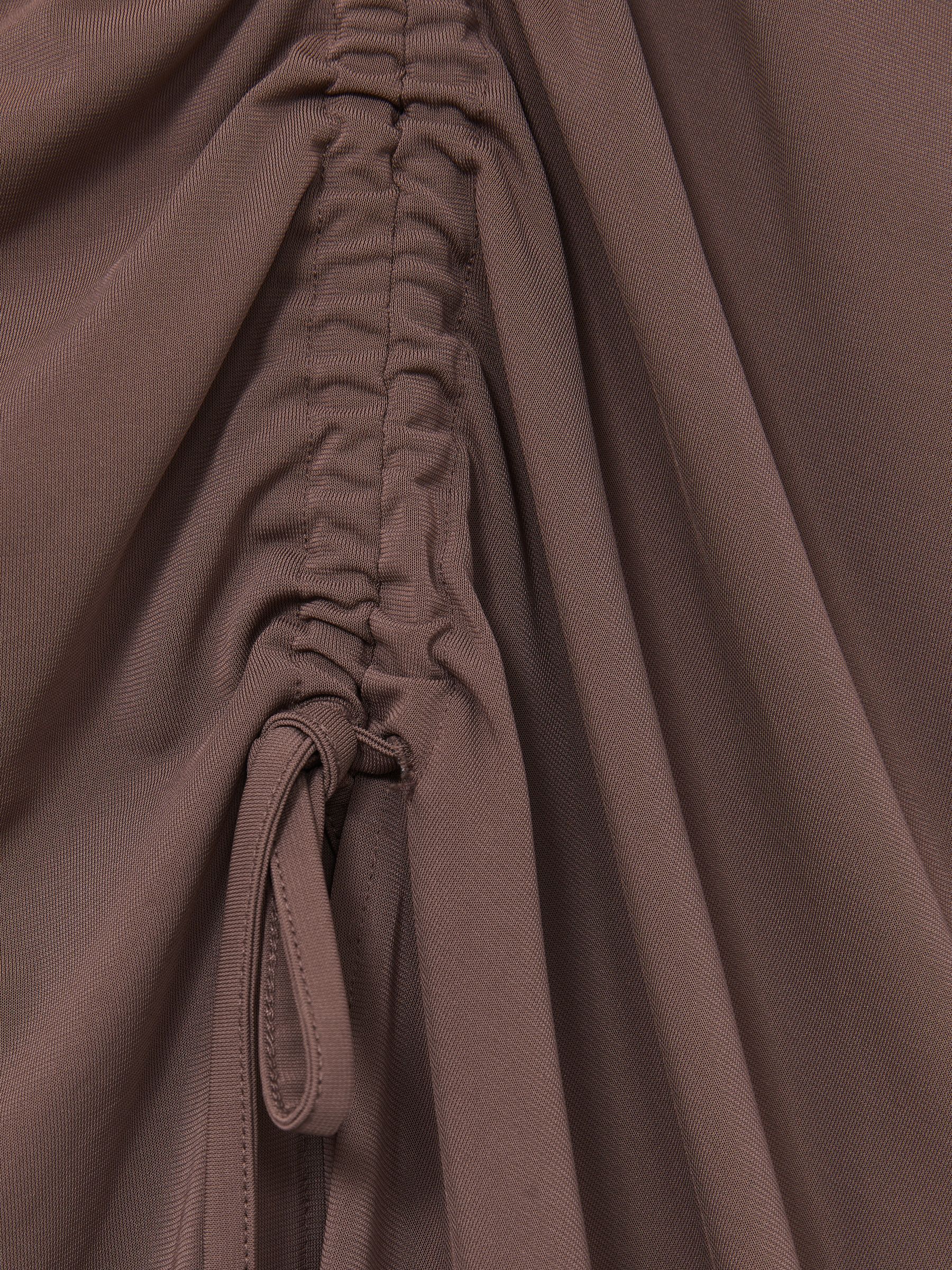 Ruched Midi Skirt in Mink - Image 5 of 5