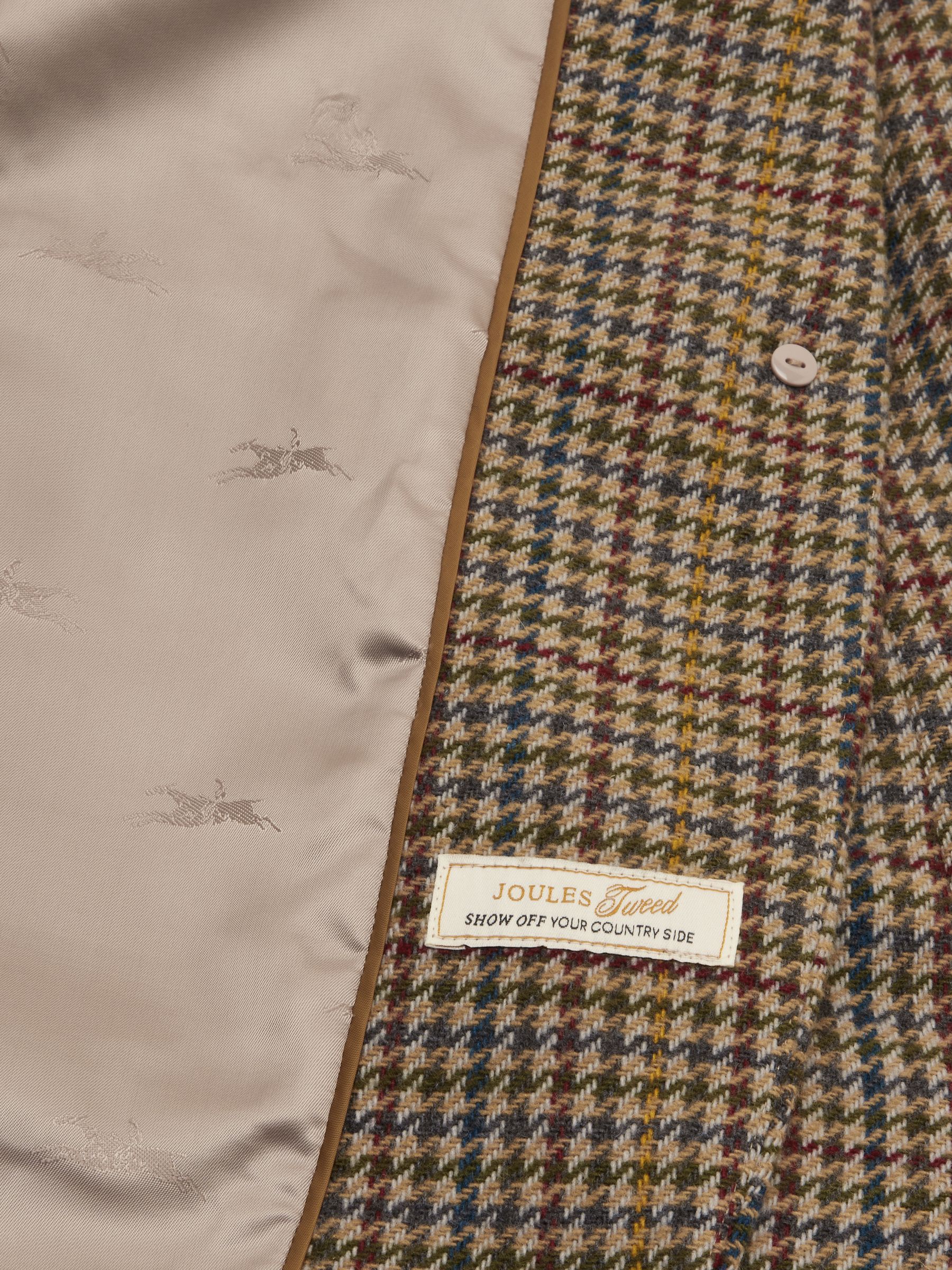 Hackmore Grey Check Relaxed Fit Tweed Blazer With Wool - Image 14 of 14