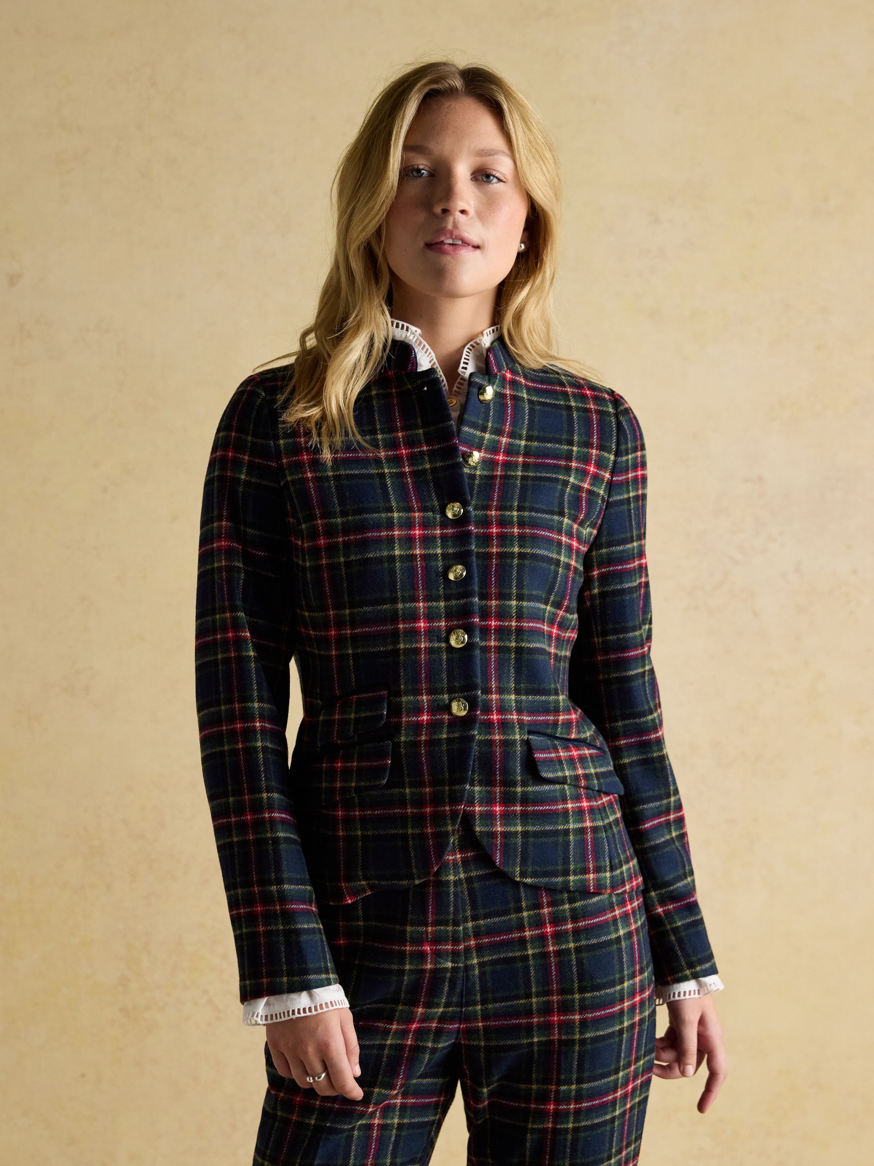 Highlands Check Tweed Jacket | Joules