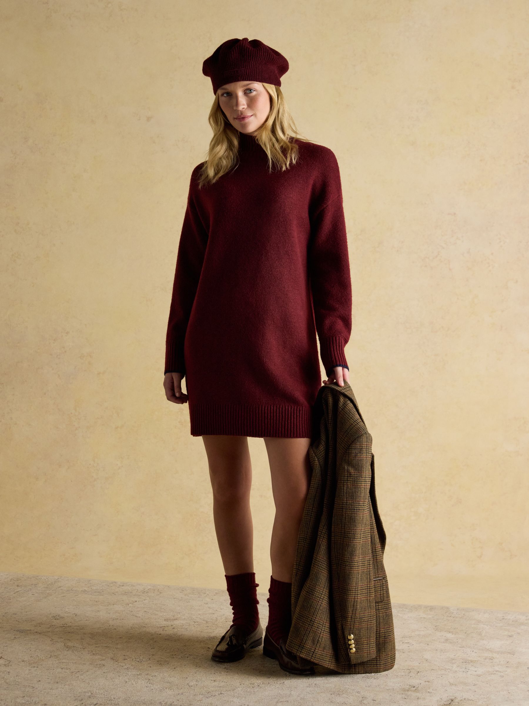 Hackmore Brown Check Relaxed Fit Tweed Blazer With Wool - Image 11 of 12