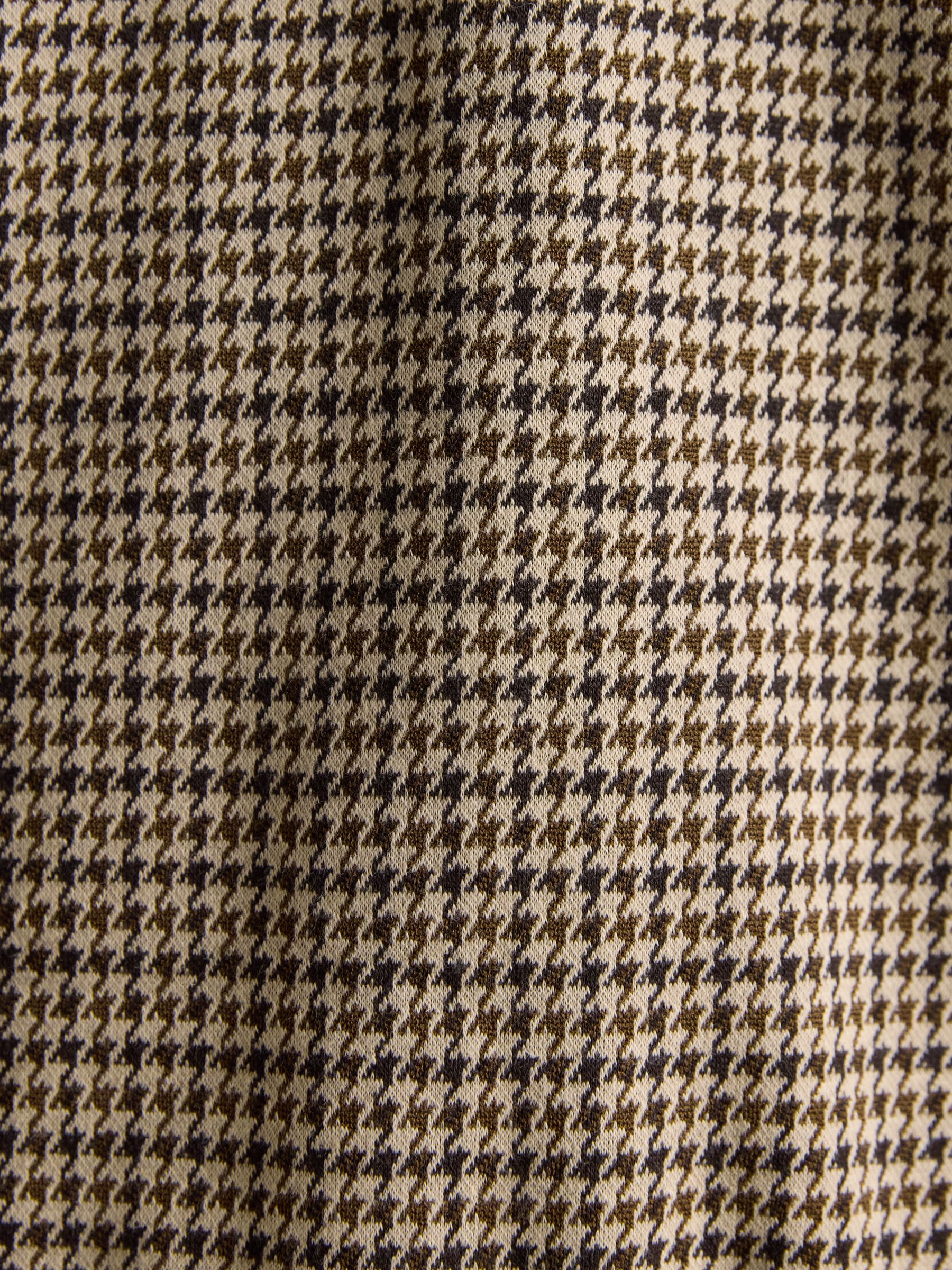 Laurel Houndstooth Check Long Sleeve Rib Top - Image 11 of 12