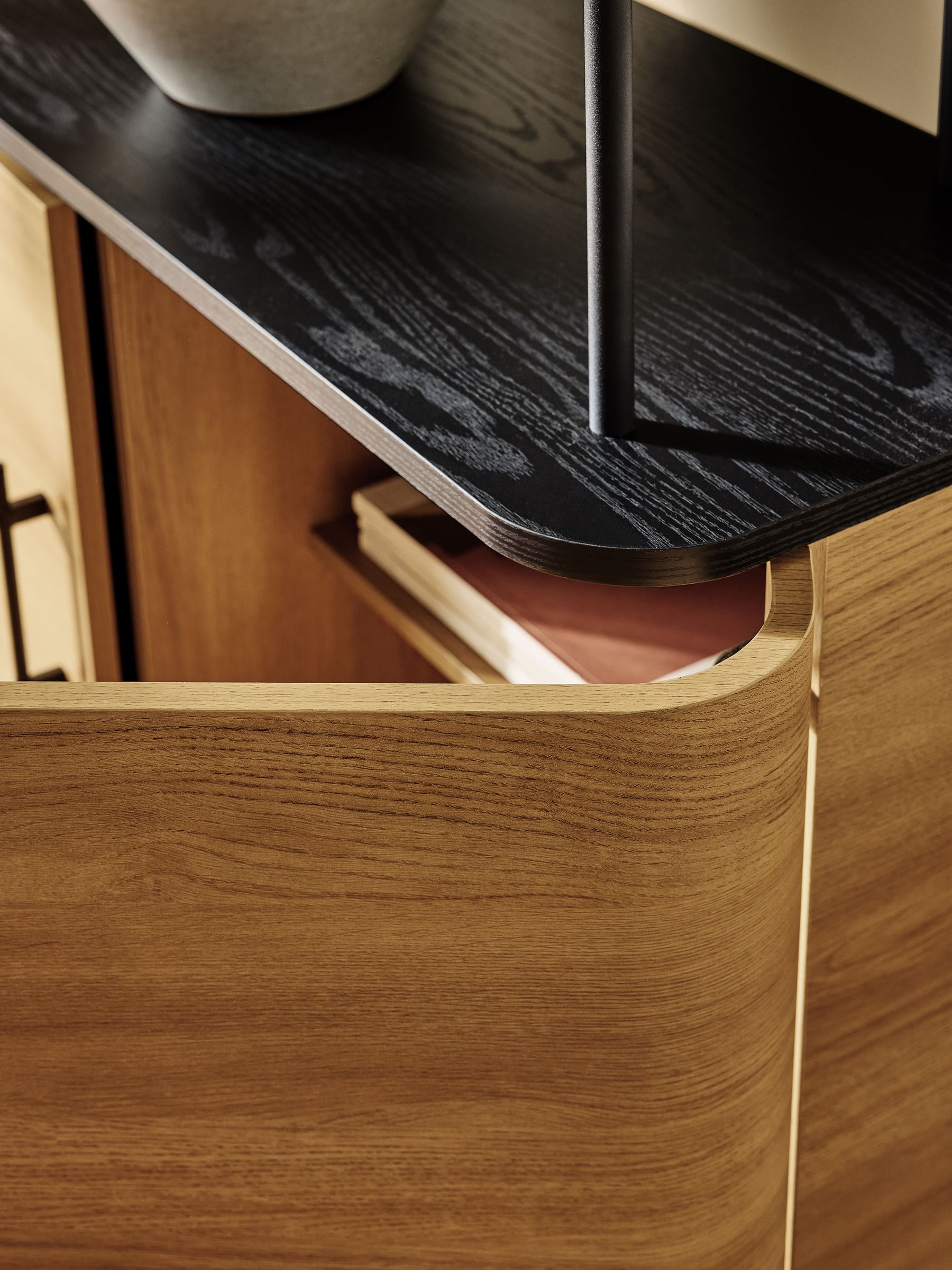 Zeke Shelving Unit in Oak Effect - Image 2 of 5