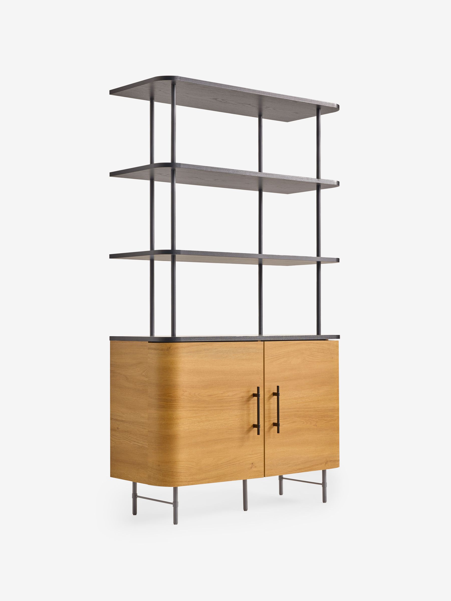 Zeke Shelving Unit in Oak Effect - Image 4 of 5