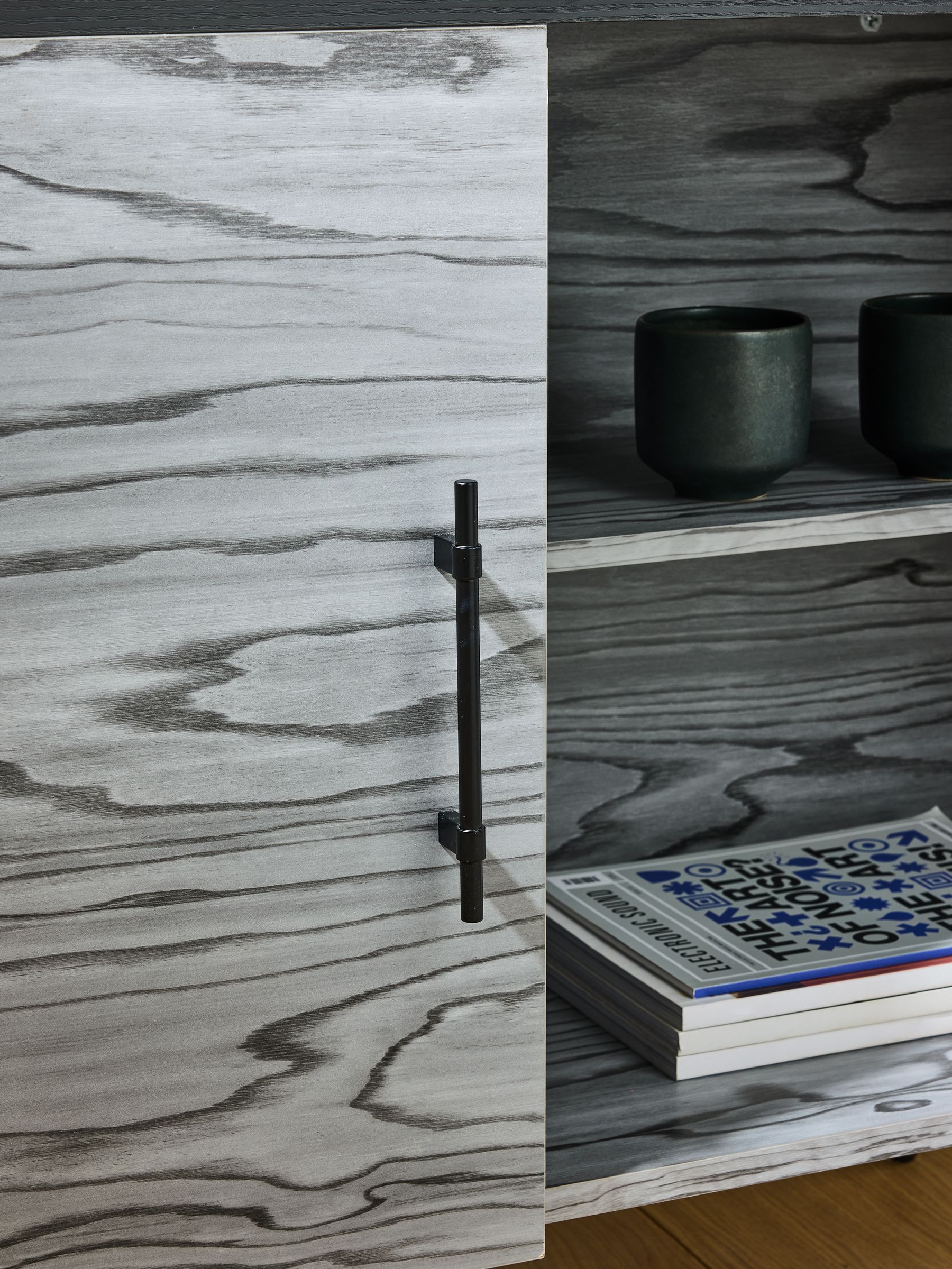 Zeke Shelving Unit in Grey Pine Effect - Image 4 of 6