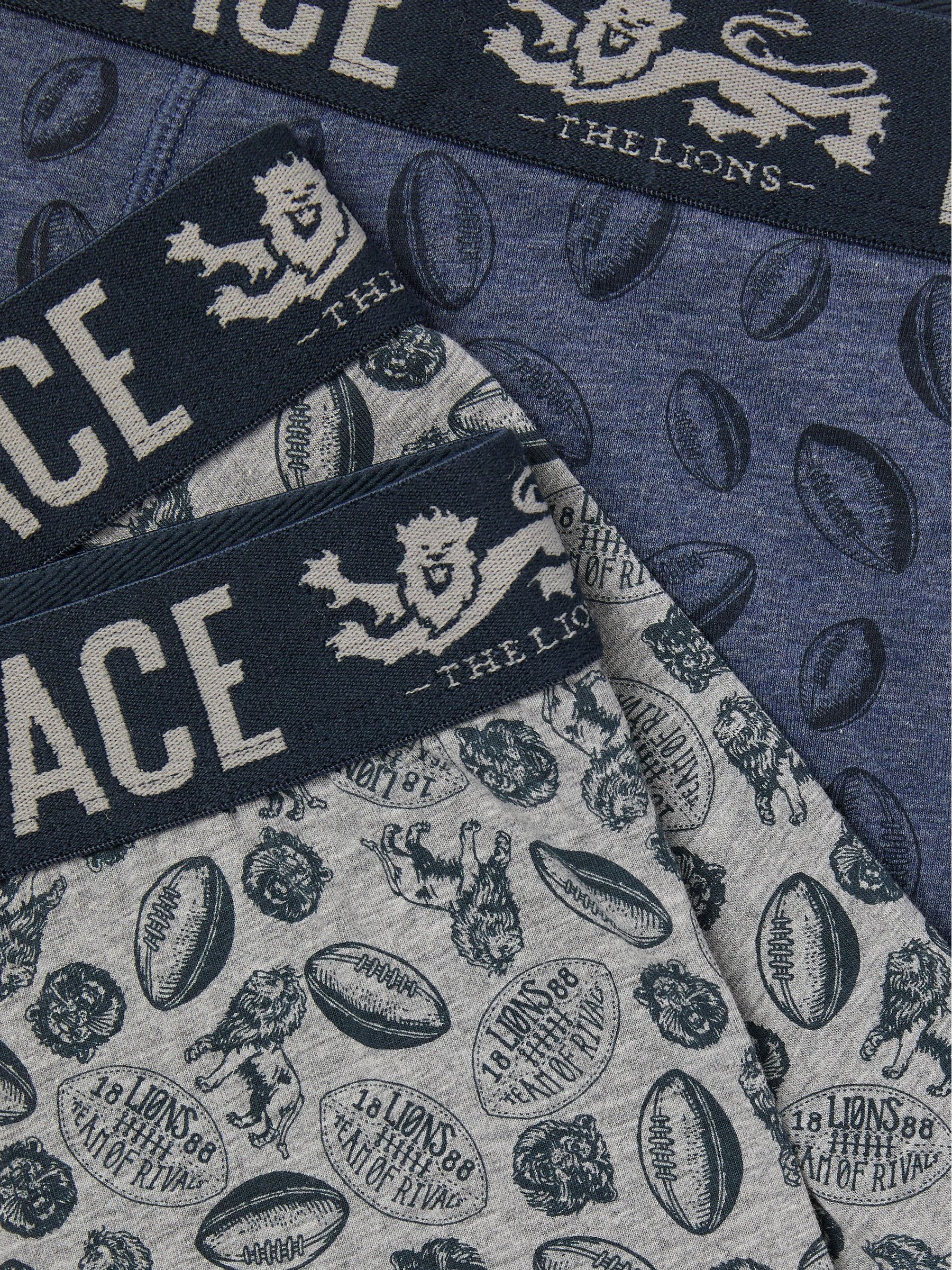 Navy 2 Pairs of Lion's Tour Boxers - Image 2 of 2